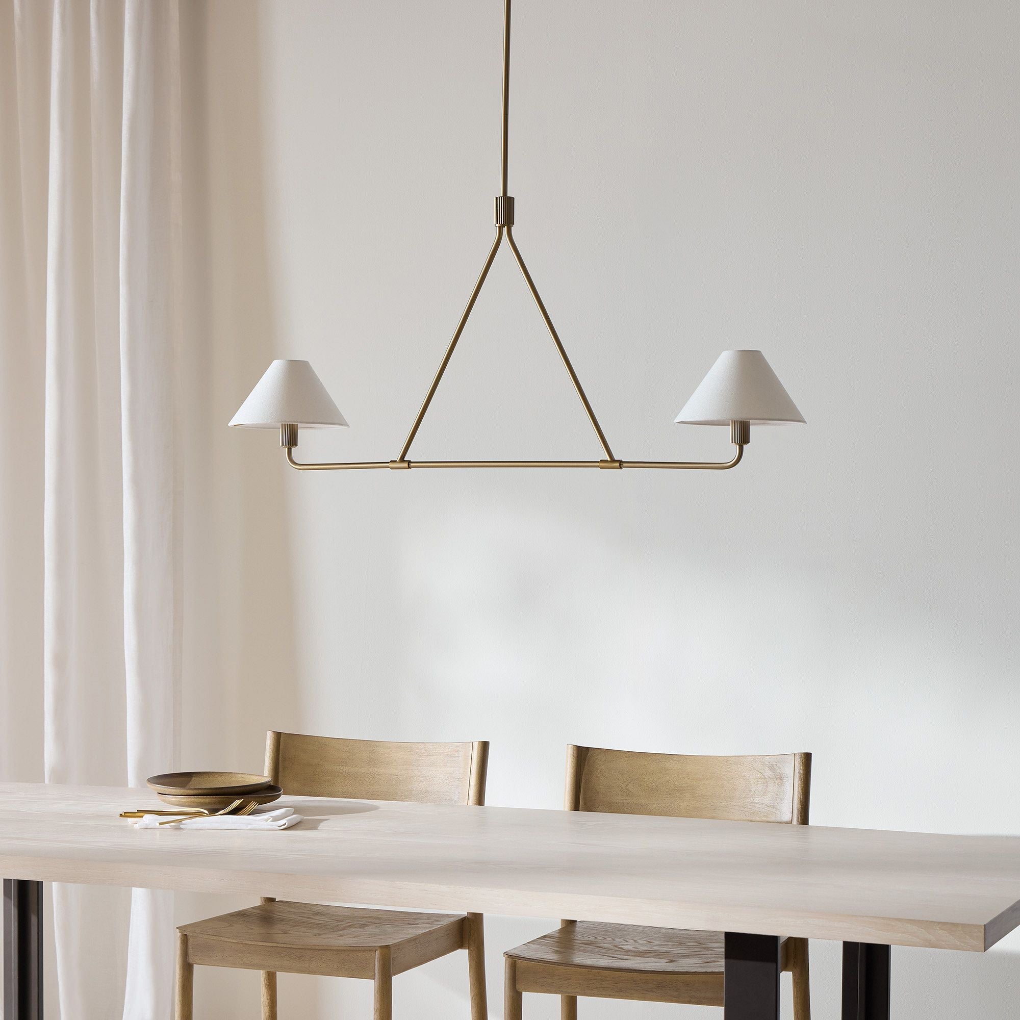 Aurora Kronleuchter Kegelschirm Minimalistisch-Letslighting