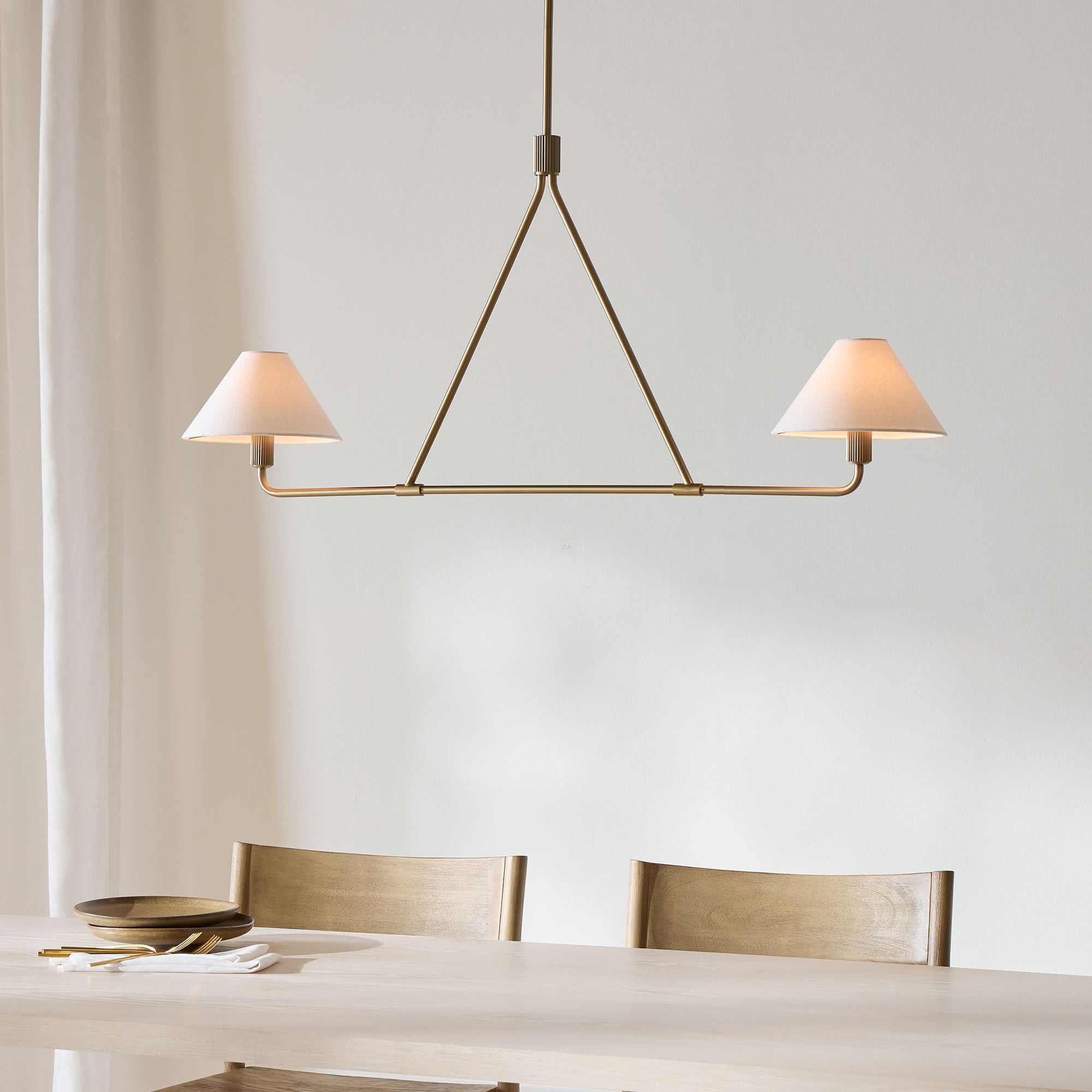 Aurora Kronleuchter Kegelschirm Minimalistisch-Letslighting