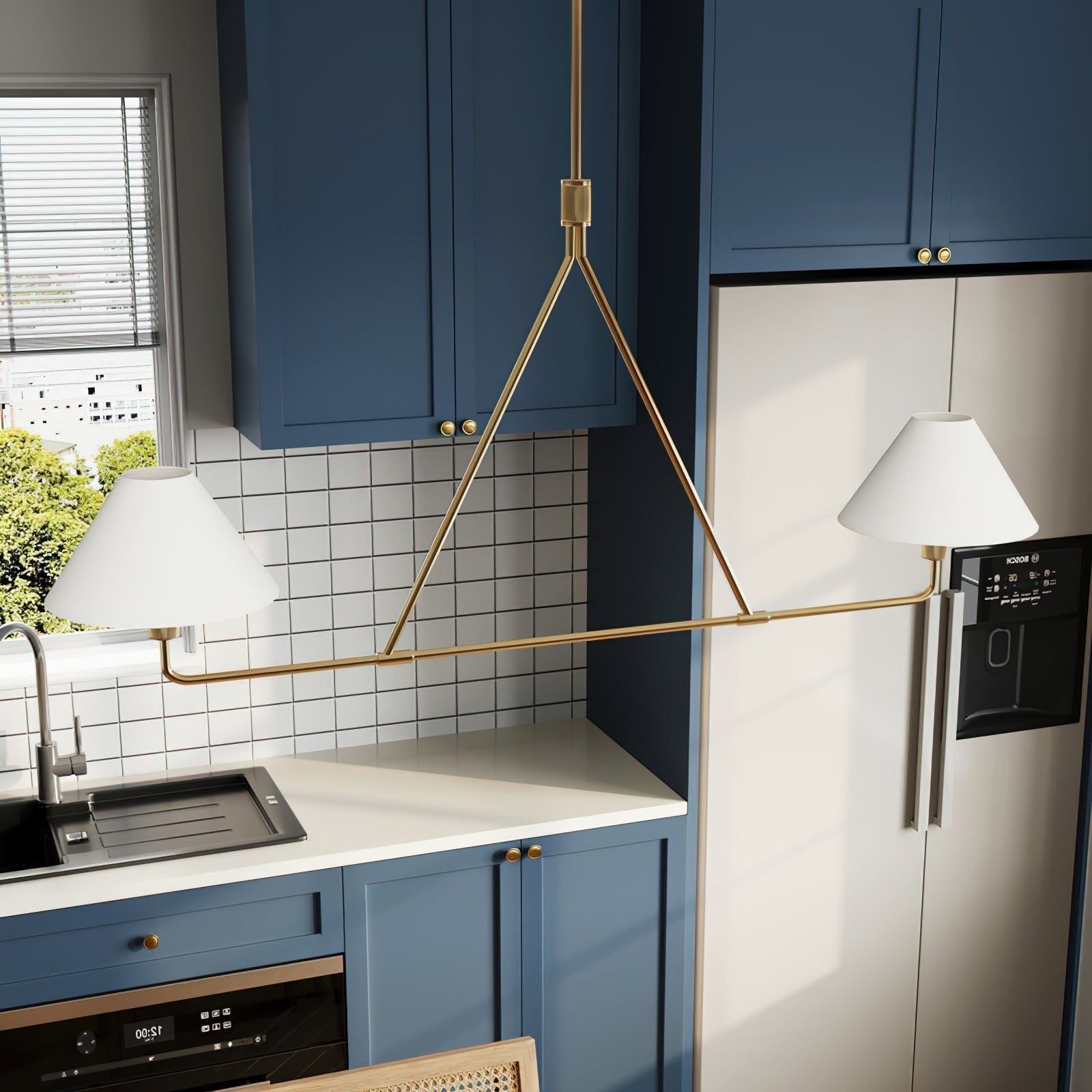 Aurora Kronleuchter Kegelschirm Minimalistisch-Letslighting