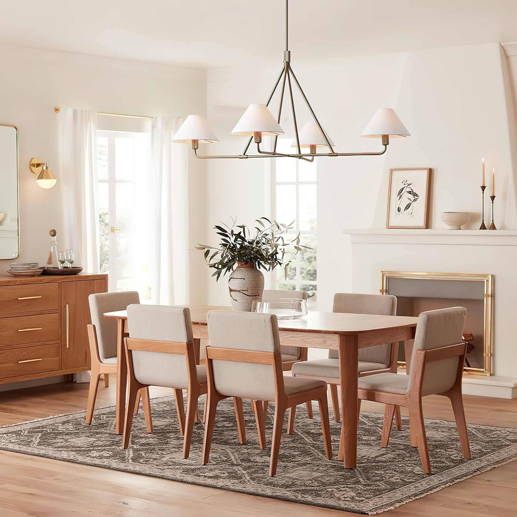 Ornuvyh Industrieller Vintage-Kronleuchter aus Stoff-Letslighting