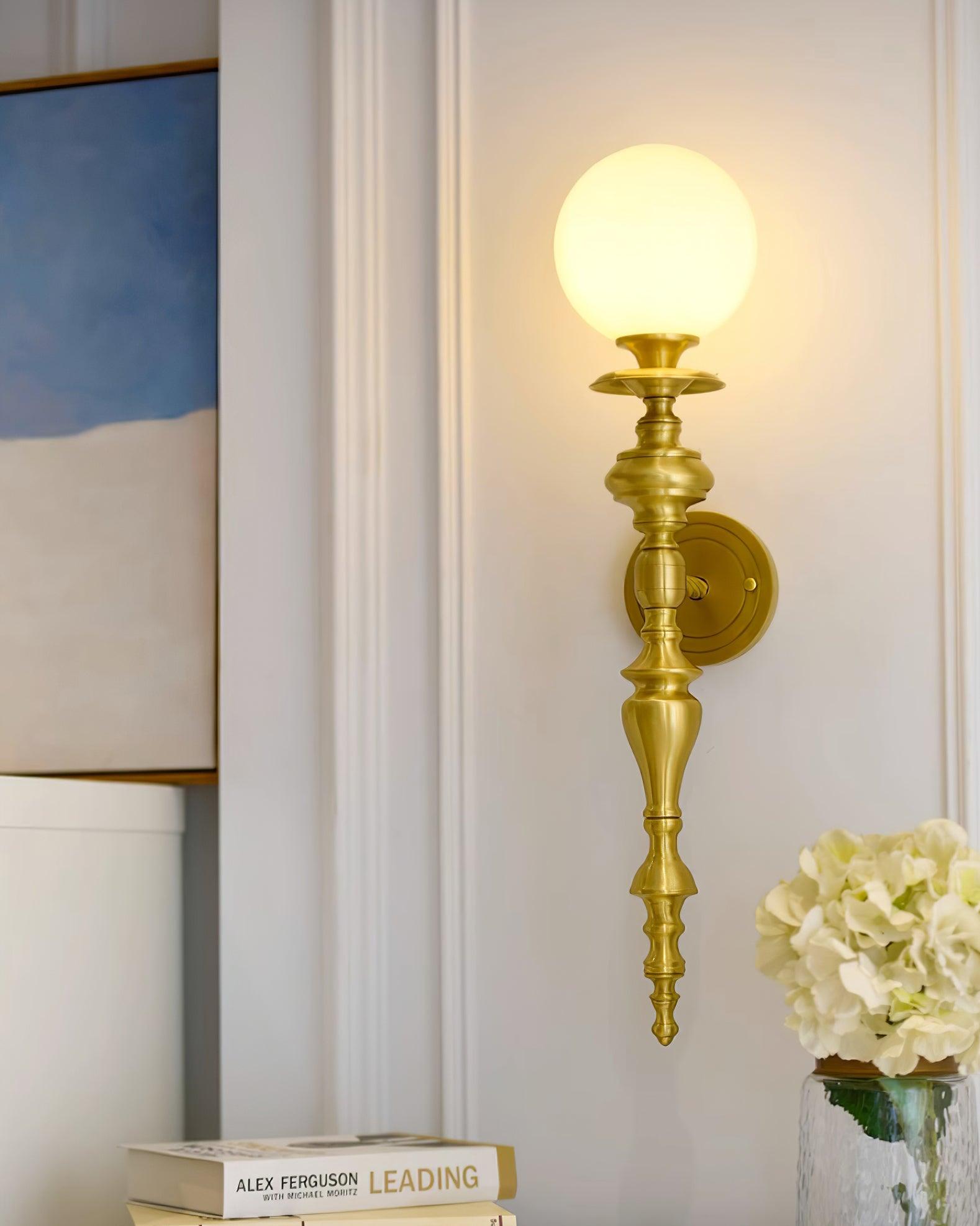 Sage Vintage Wandleuchte aus Messing-Letslighting