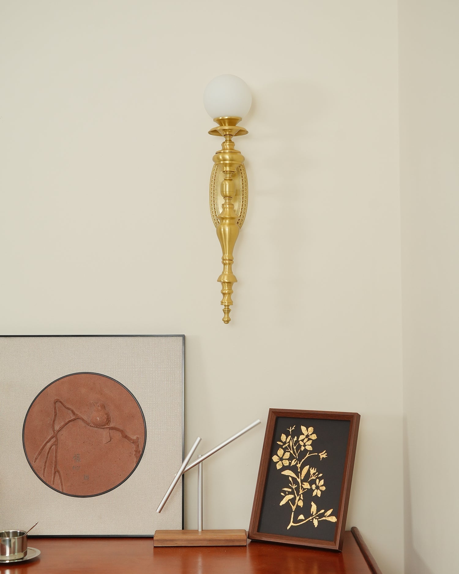 Sage Vintage Wandleuchte aus Messing-Letslighting