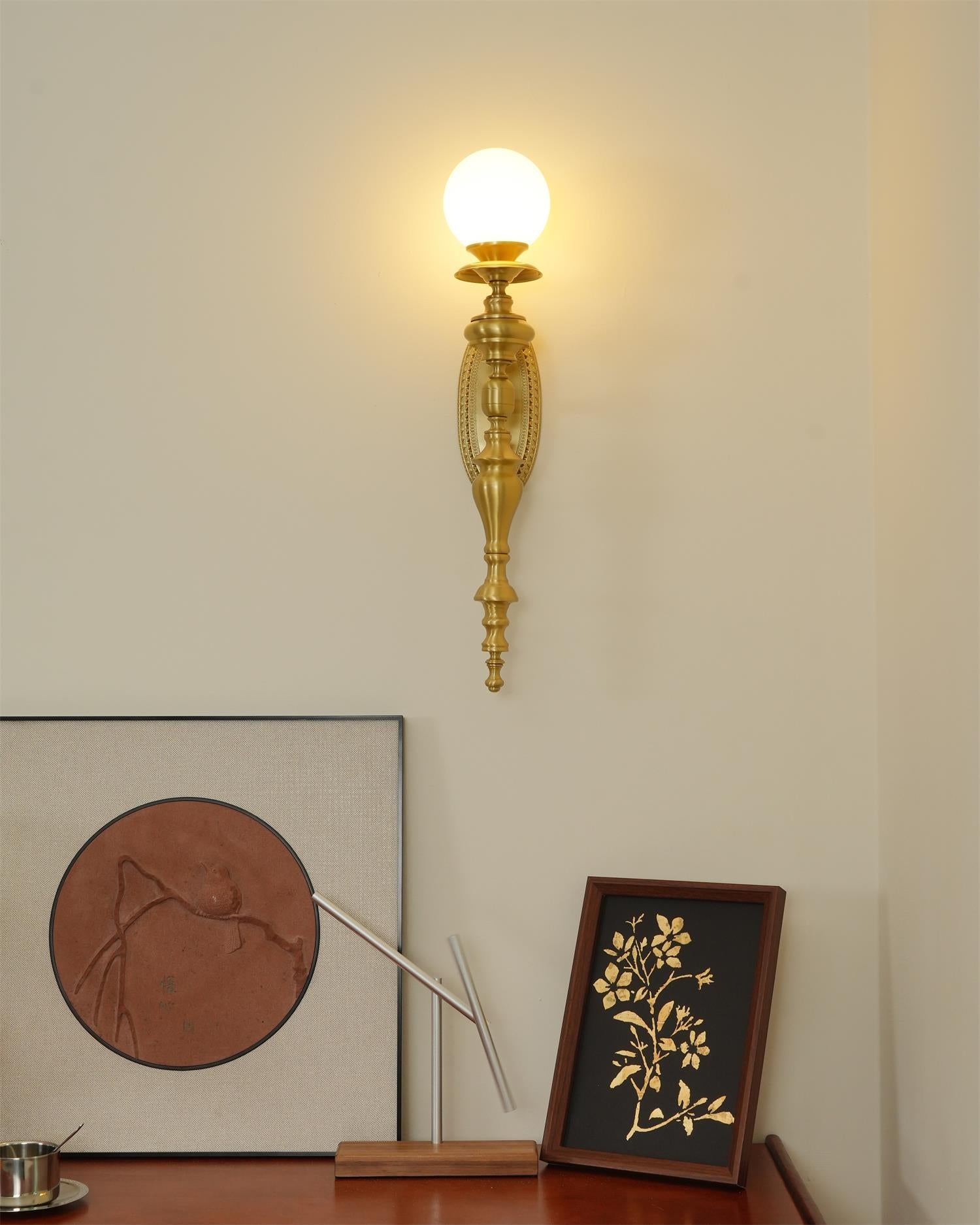 Sage Vintage Wandleuchte aus Messing-Letslighting