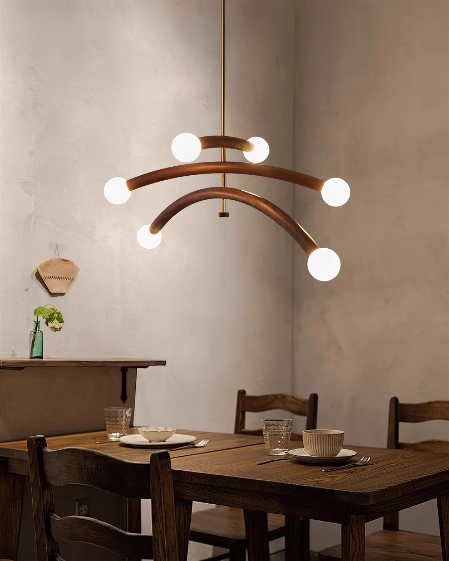 Aurevia Bogen Globus Kronleuchter-Letslighting