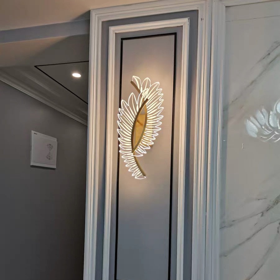 Kristy Modern LED Wandleuchte Metall Acryl Schlafzimmer Wohnzimmer