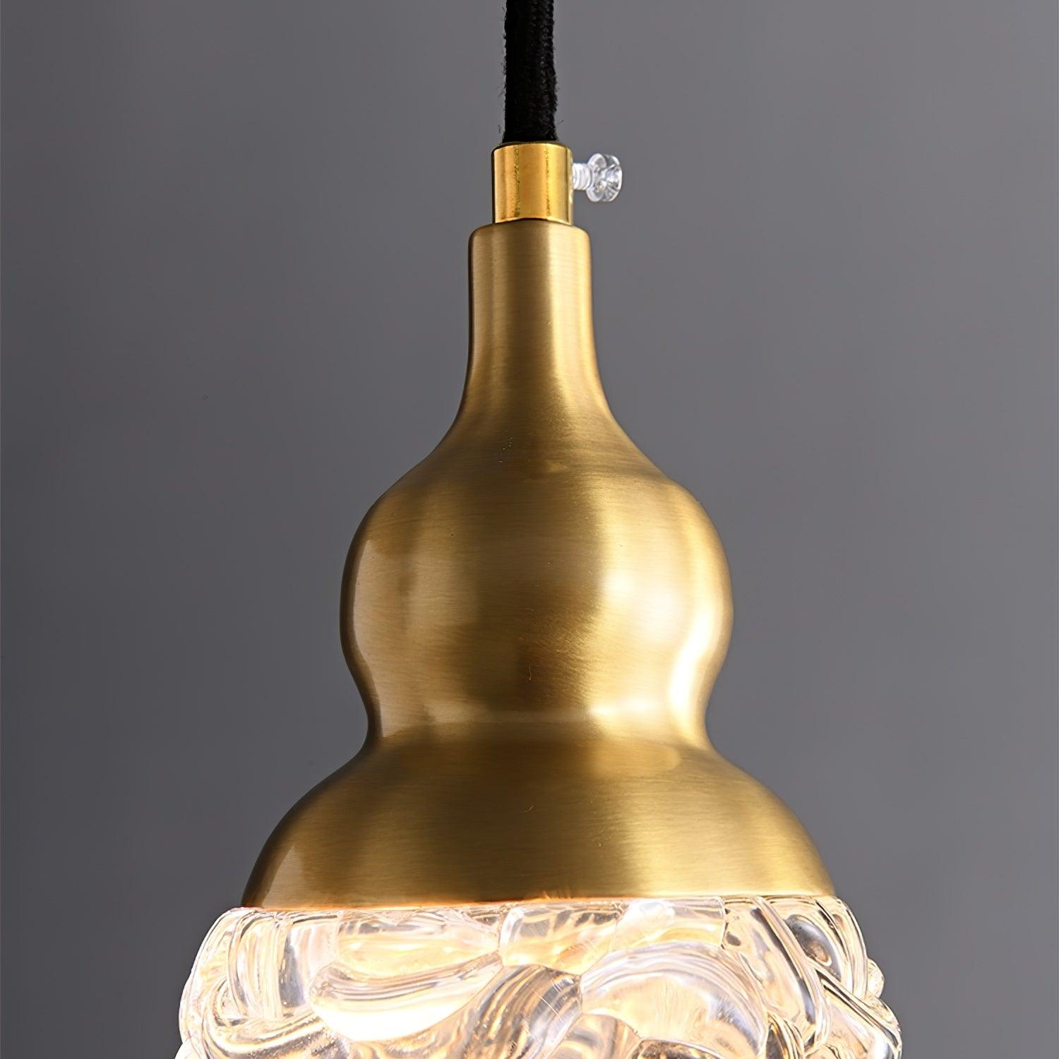 Tavirace Messing & Glas Glamour Pendelleuchte-Letslighting
