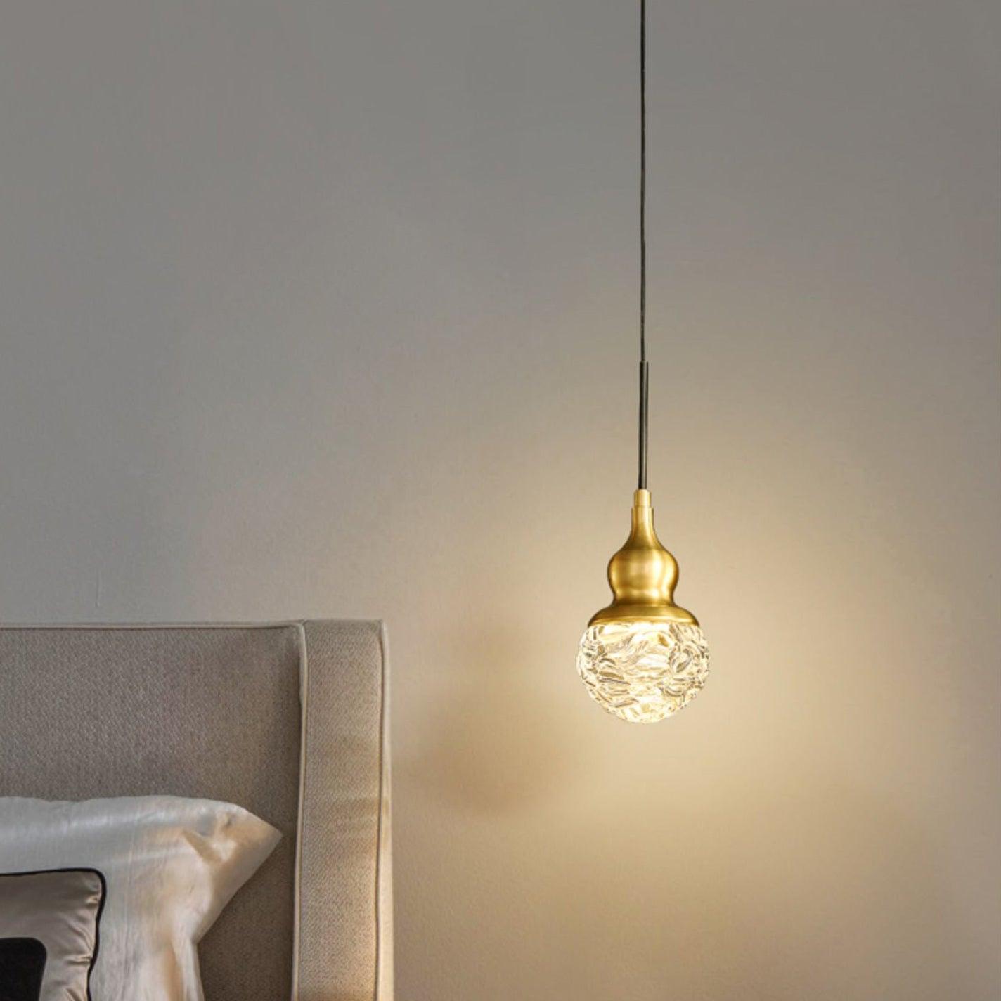 Tavirace Messing & Glas Glamour Pendelleuchte-Letslighting