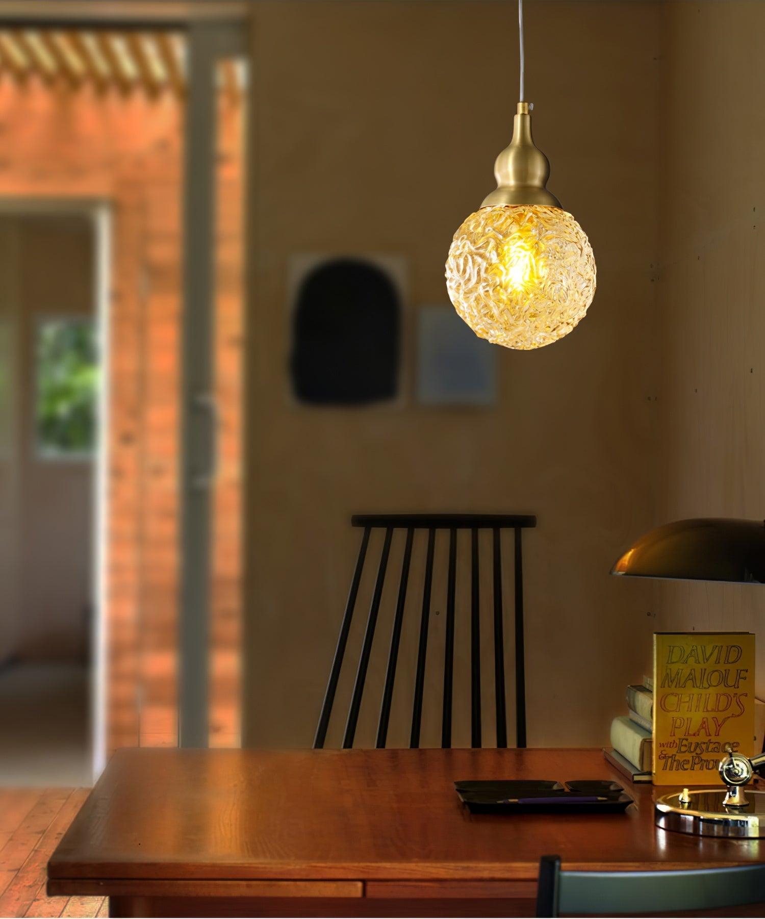 Tavirace Messing & Glas Glamour Pendelleuchte-Letslighting