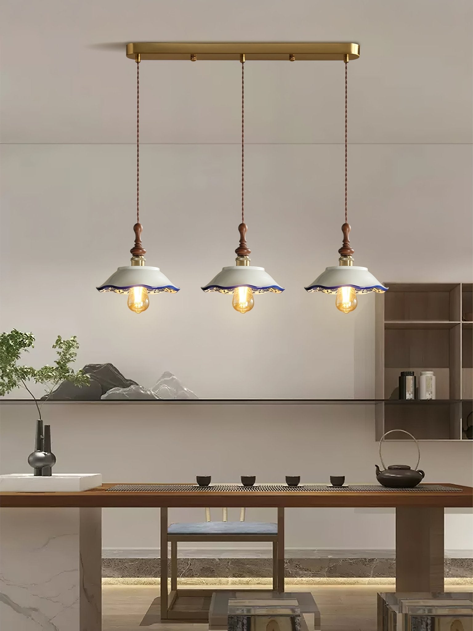 Ciraeor Delft Keramik Pendelleuchte-Letslighting