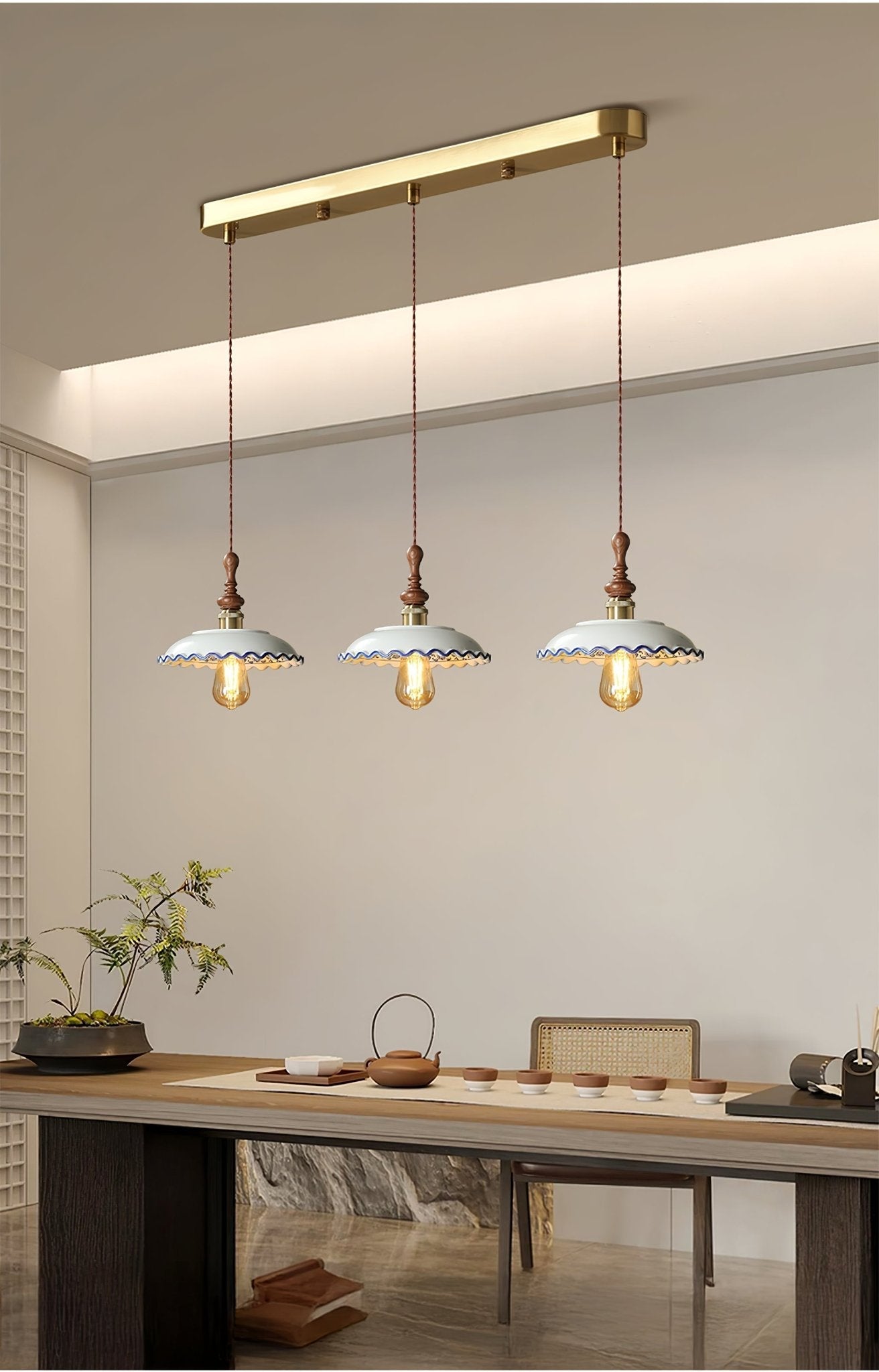 Ciraeor Delft Keramik Pendelleuchte-Letslighting