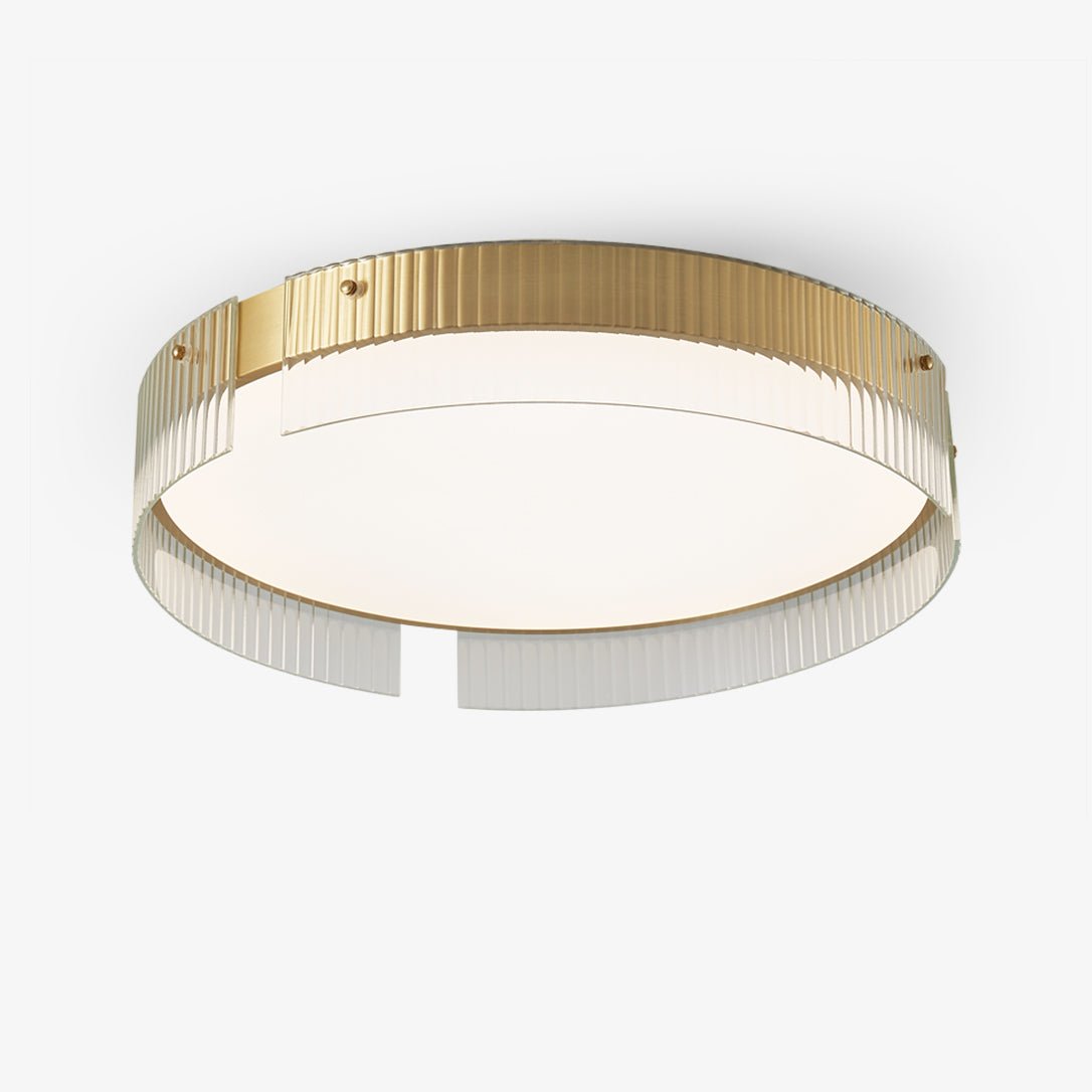 Ovenaris Minimalistische Deckenleuchte aus Messing-Letslighting