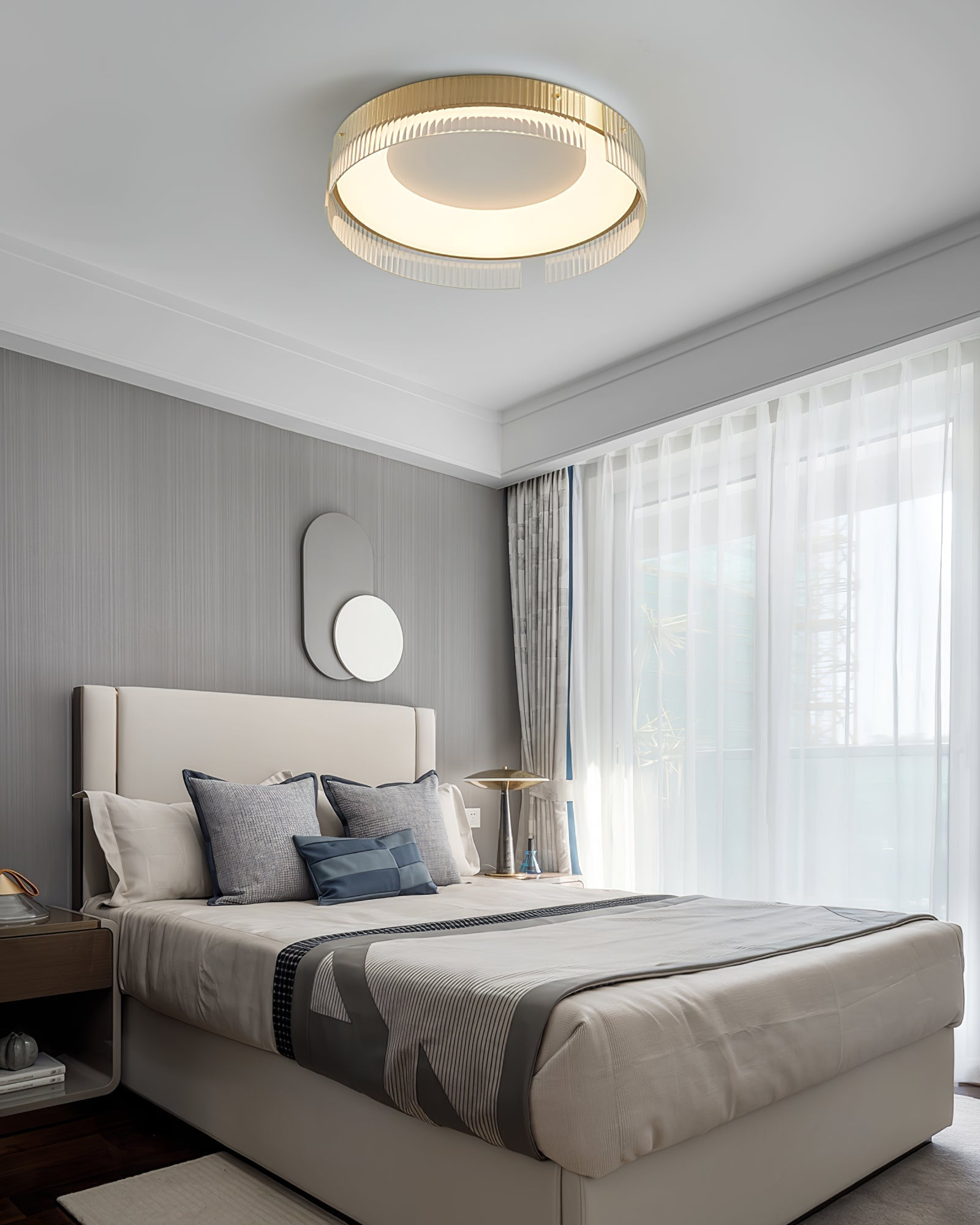 Ovenaris Minimalistische Deckenleuchte aus Messing-Letslighting