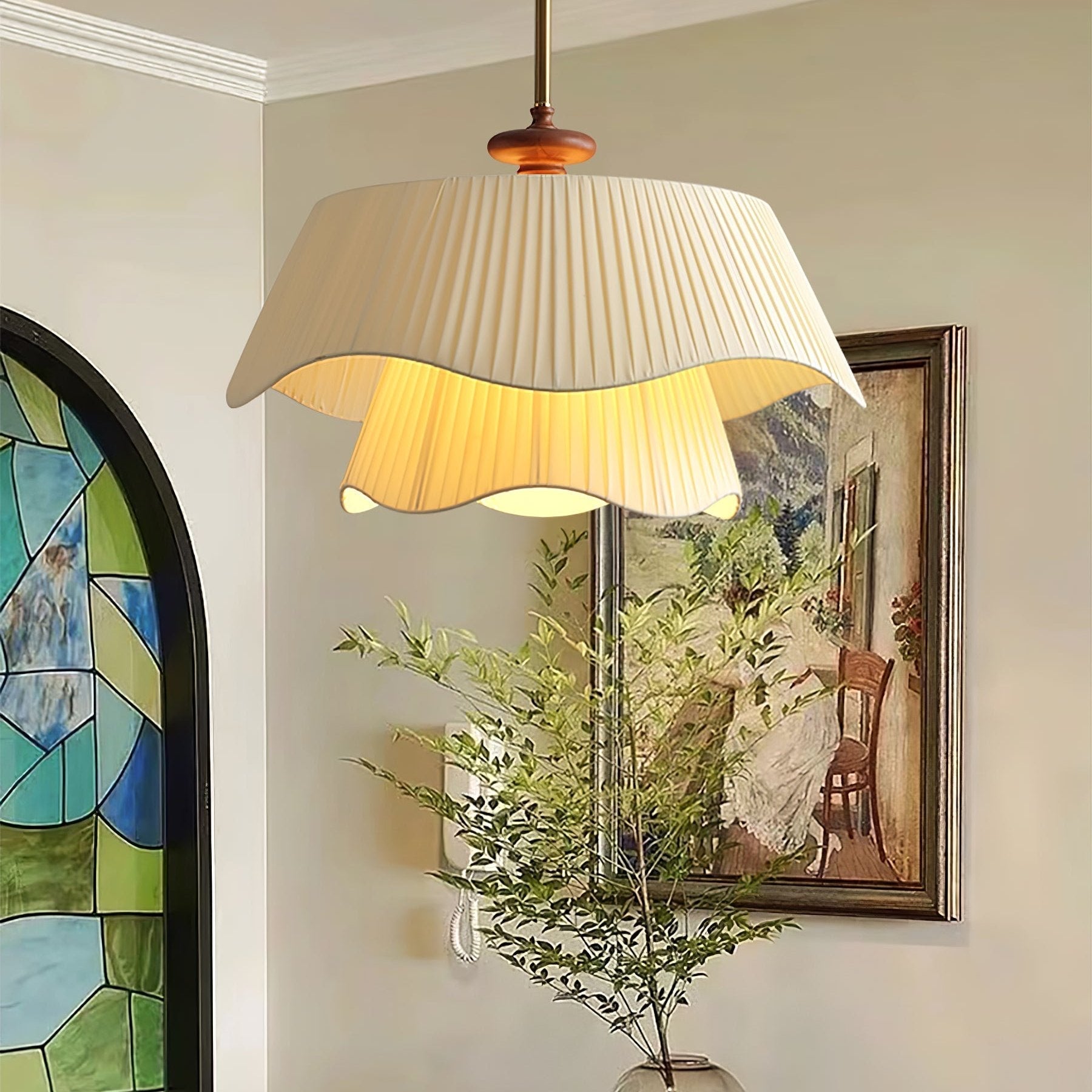 Aphais Premium Elegante Holzpendelleuchte-Letslighting