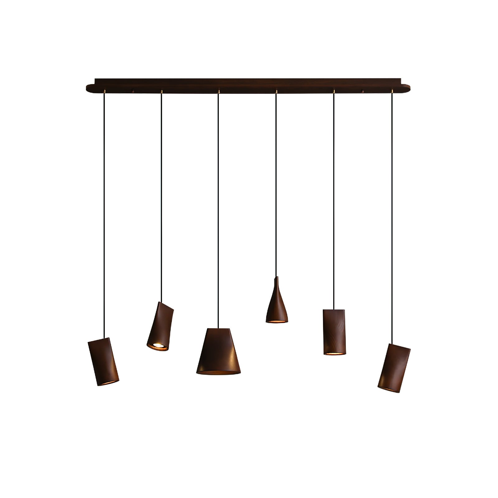 Ivarara Asymmetrisch Holz Pendelleuchte Leuchte-Letslighting