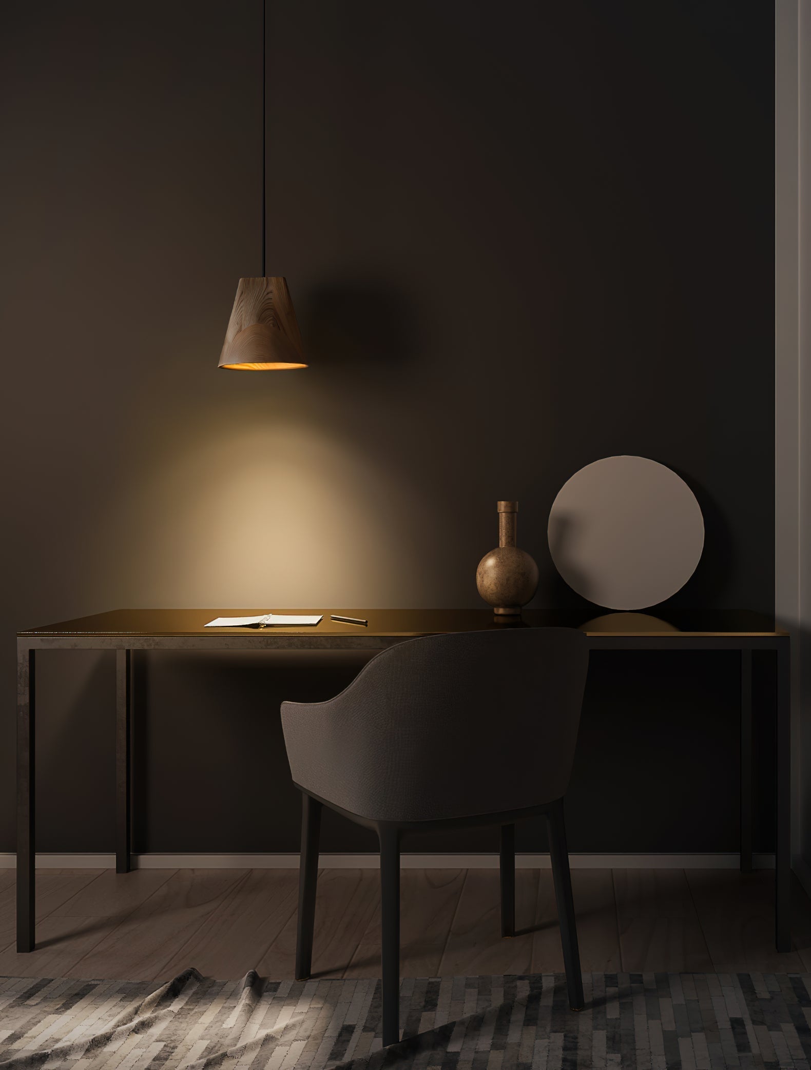 Ivarara Asymmetrisch Holz Pendelleuchte Leuchte-Letslighting