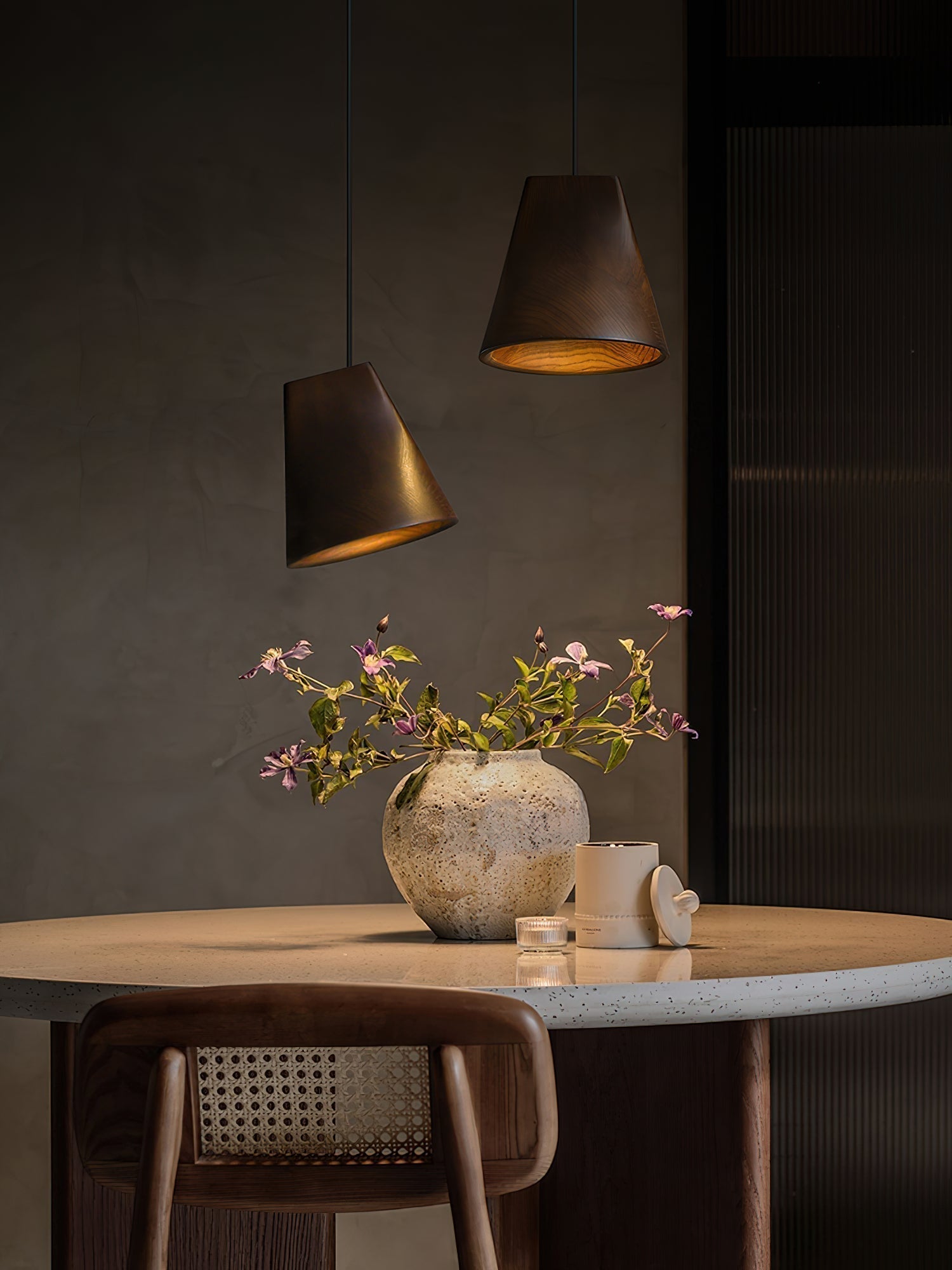 Ivarara Asymmetrisch Holz Pendelleuchte Leuchte-Letslighting
