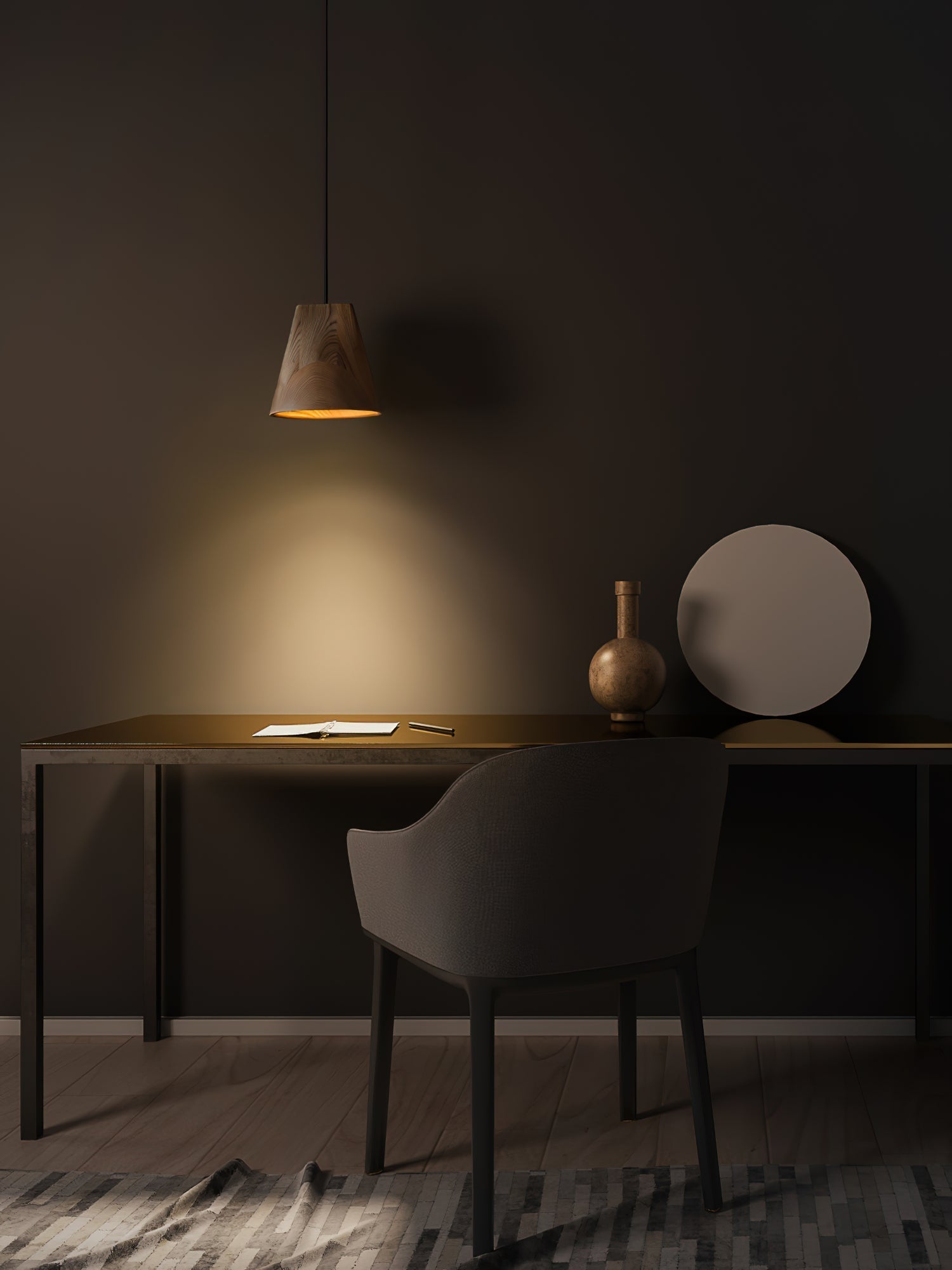 Ivarara Asymmetrisch Holz Pendelleuchte Leuchte-Letslighting