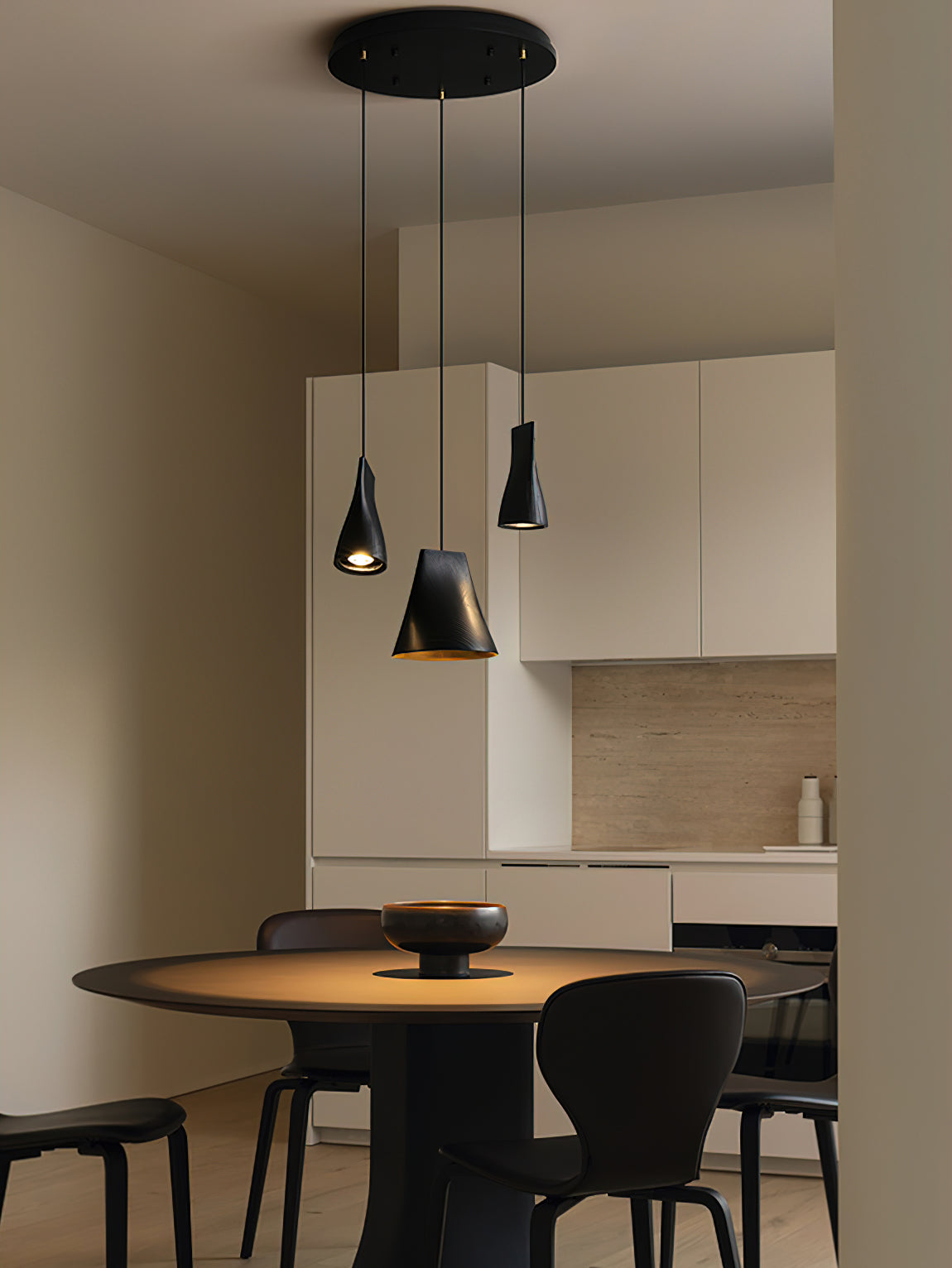 Ivarara Asymmetrisch Holz Pendelleuchte Leuchte-Letslighting