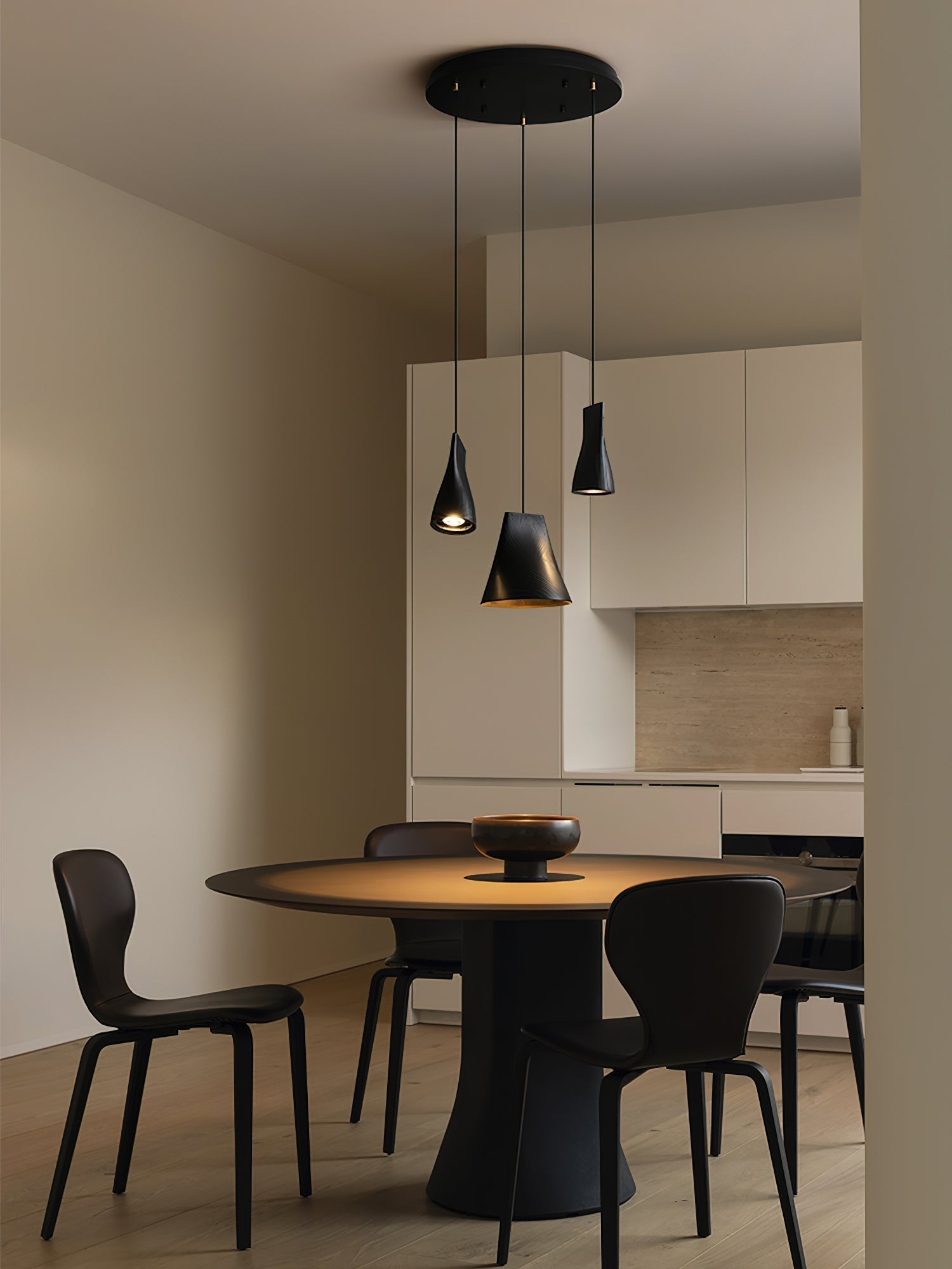 Ivarara Asymmetrisch Holz Pendelleuchte Leuchte-Letslighting
