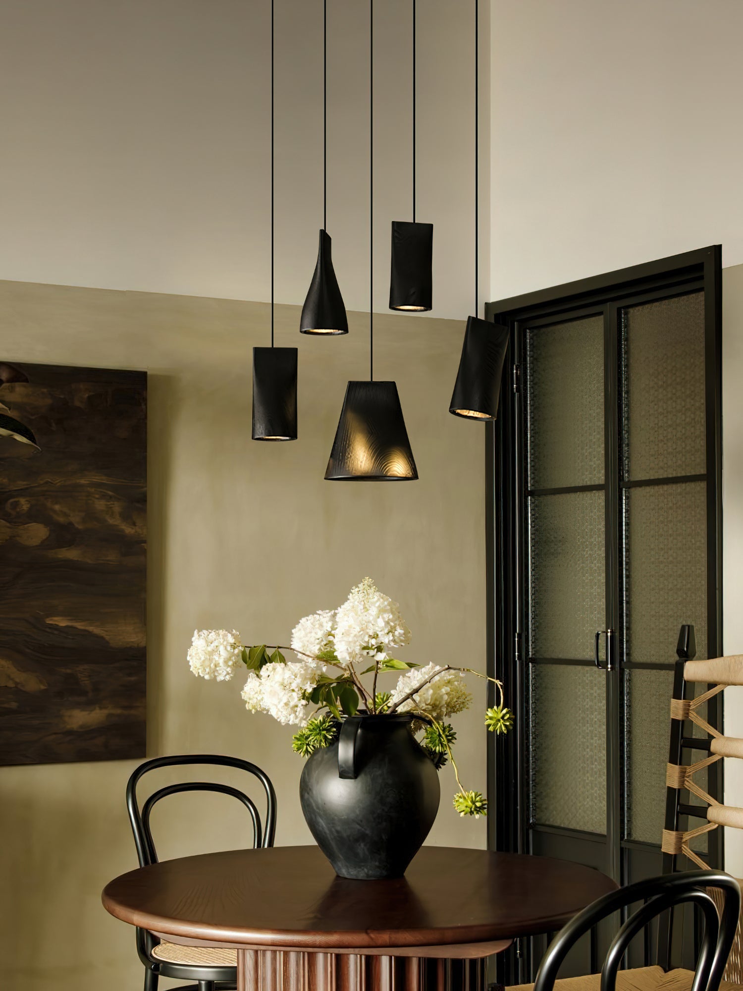 Ivarara Asymmetrisch Holz Pendelleuchte Leuchte-Letslighting