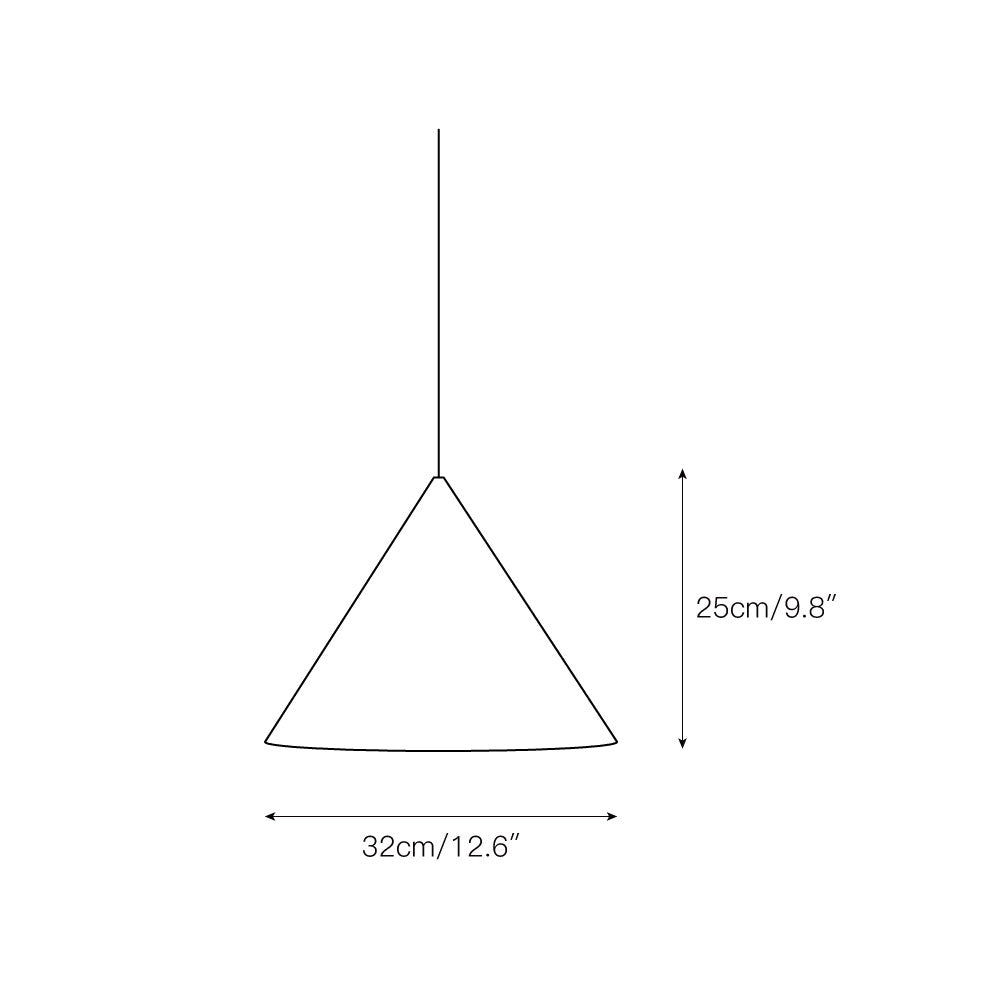 Caeluvyu Dunkel Modern Minimalistisch Pendelleuchte-Letslighting