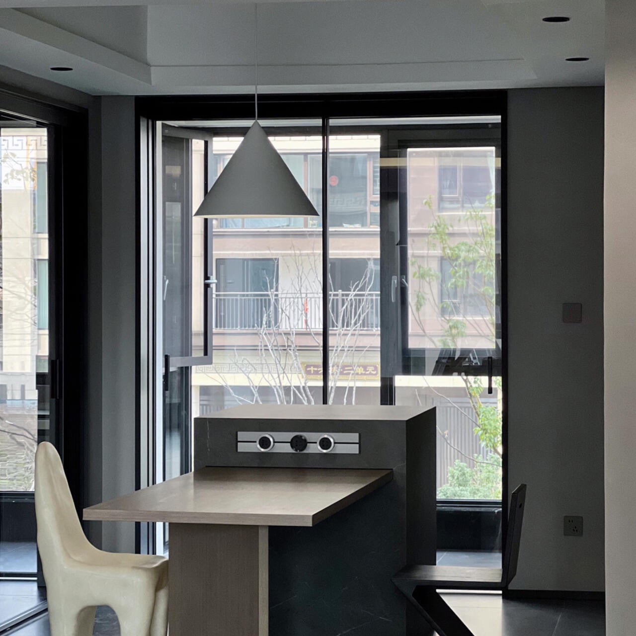 Caeluvyu Dunkel Modern Minimalistisch Pendelleuchte-Letslighting