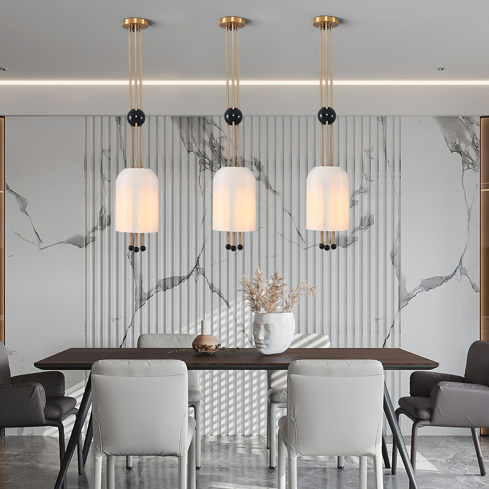 Voloraris Traditionelle Eleganz Glas-Pendelleuchte-Letslighting