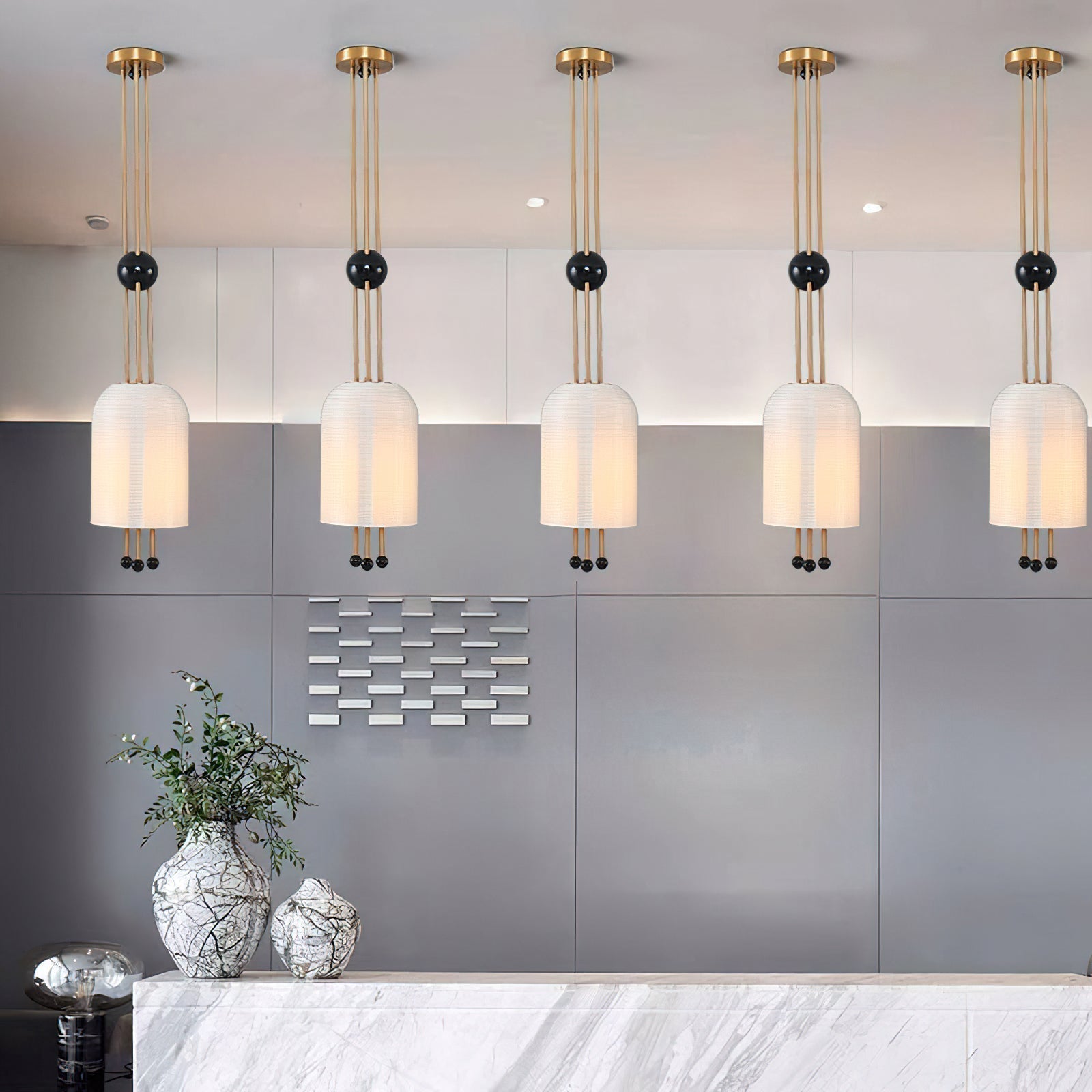 Voloraris Traditionelle Eleganz Glas-Pendelleuchte-Letslighting