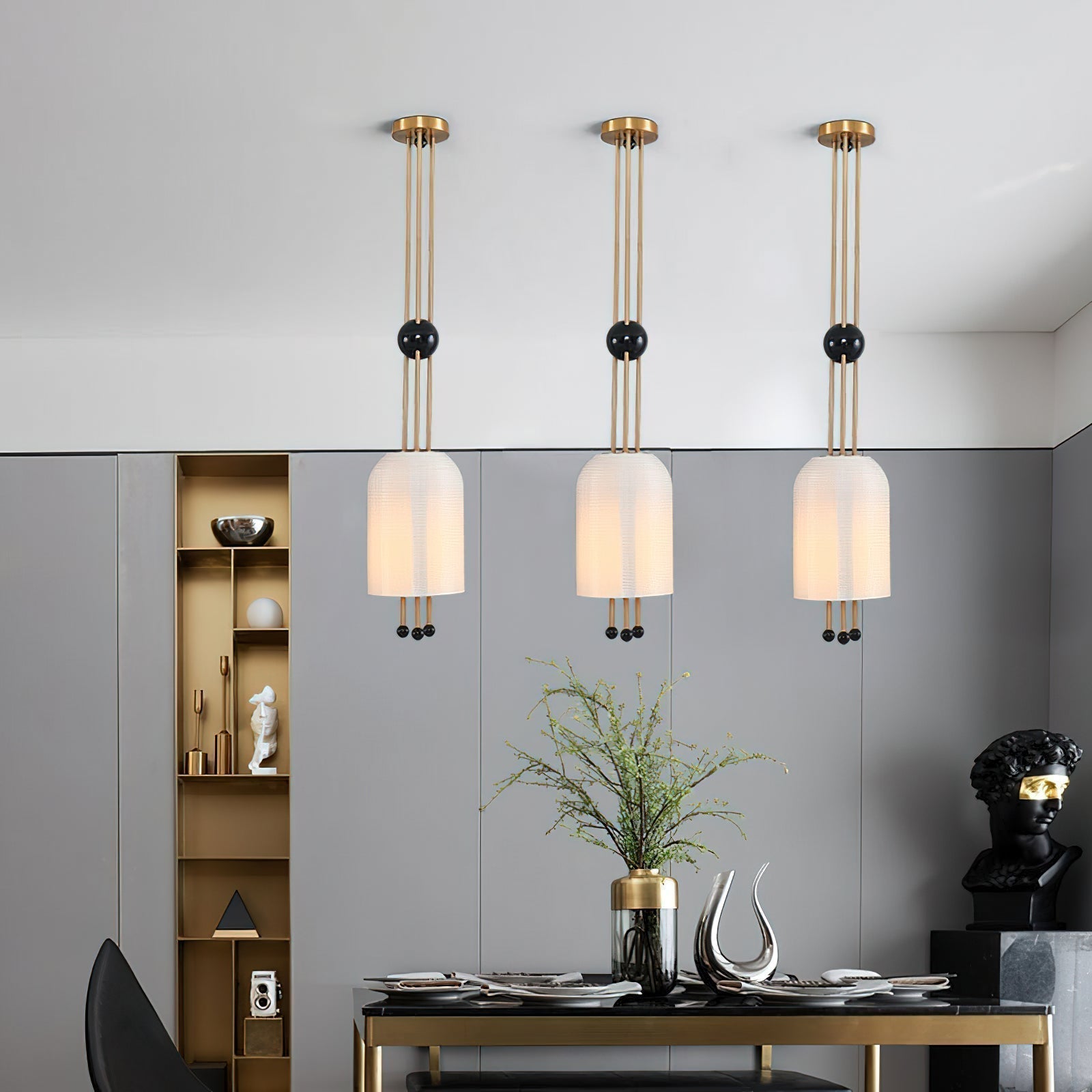 Voloraris Traditionelle Eleganz Glas-Pendelleuchte-Letslighting
