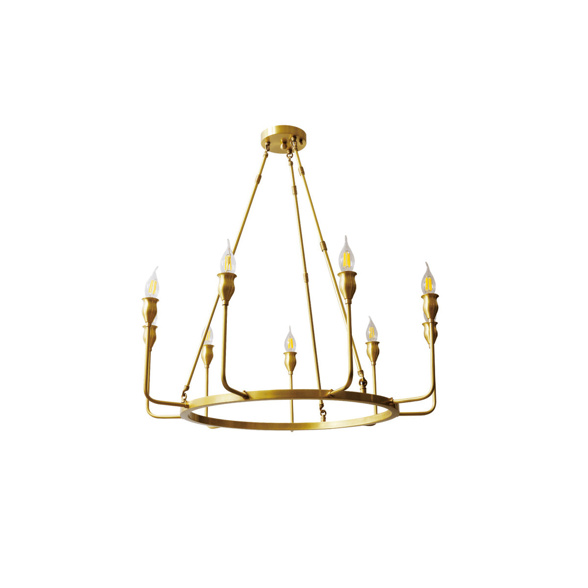 Fljotuvyh Modern Industrial Kerze Kronleuchter-Letslighting