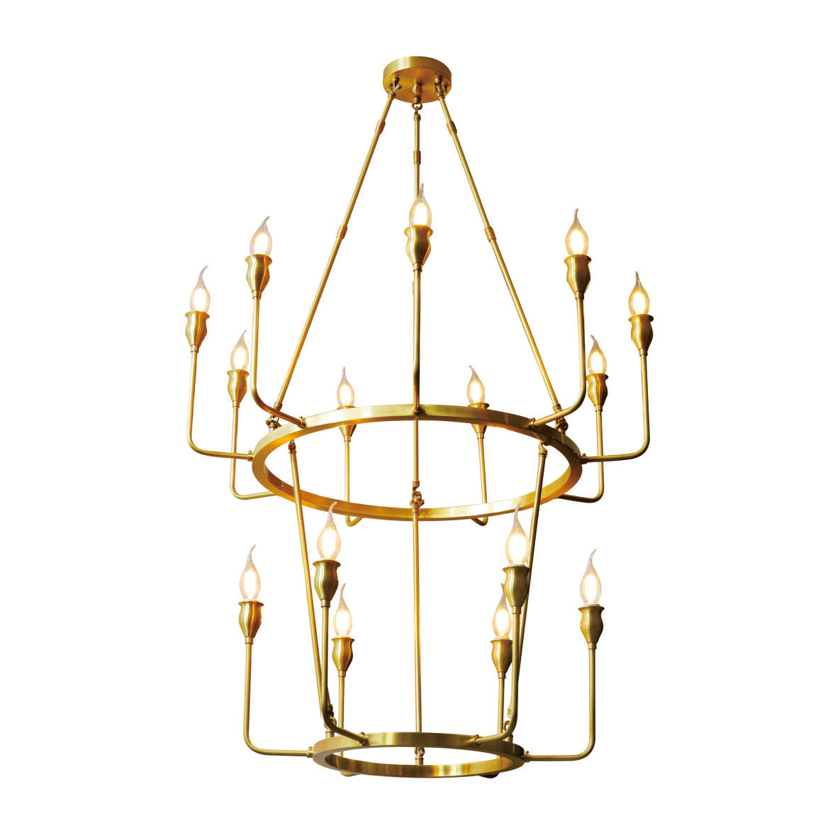 Fljotuvyh Modern Industrial Kerze Kronleuchter-Letslighting