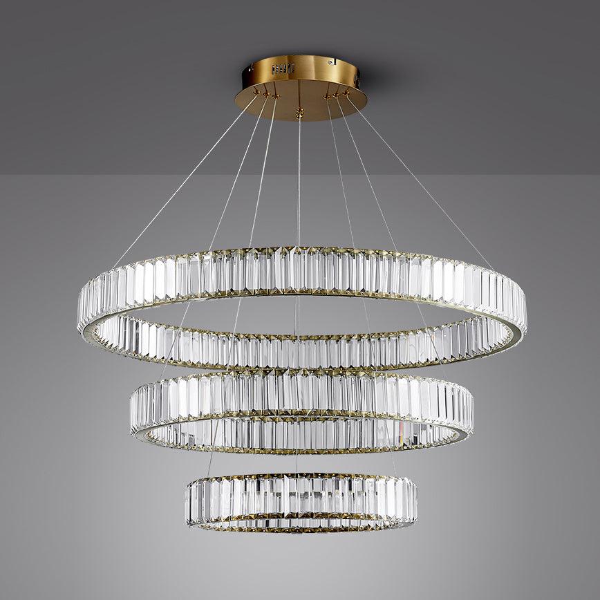 Lustra Kronleuchter-Goldkristallring-Letslighting