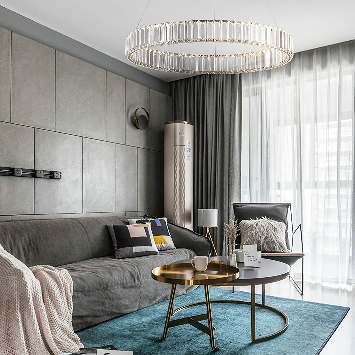 Lustra Kronleuchter-Goldkristallring-Letslighting