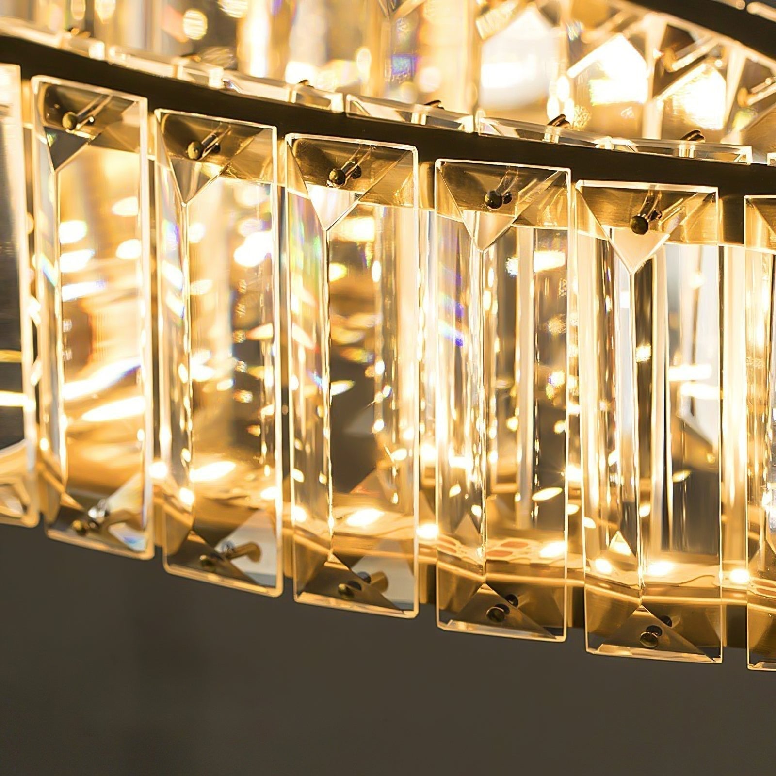 Lustra Kronleuchter-Goldkristallring-Letslighting