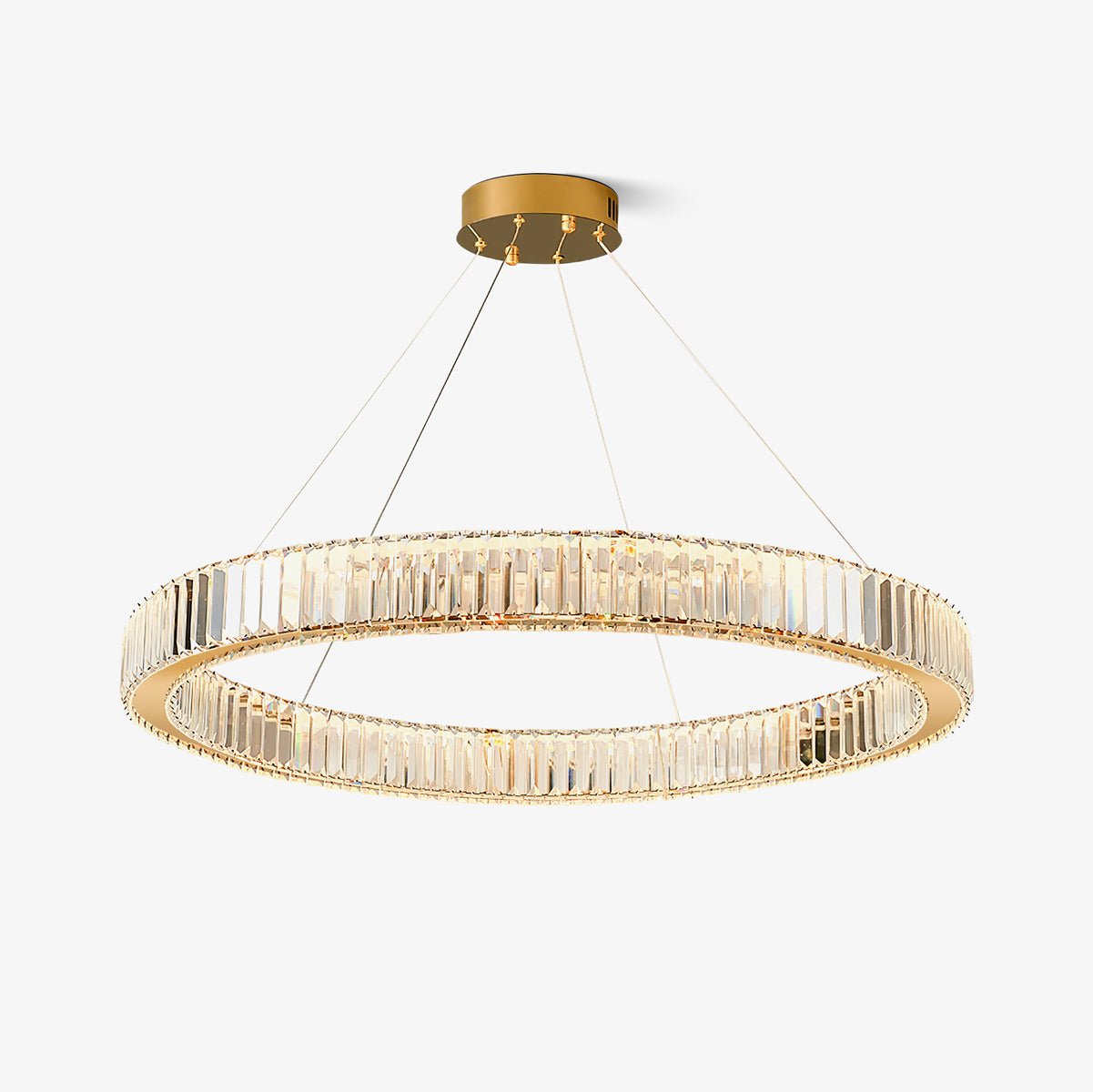 Lustra Kronleuchter-Goldkristallring-Letslighting