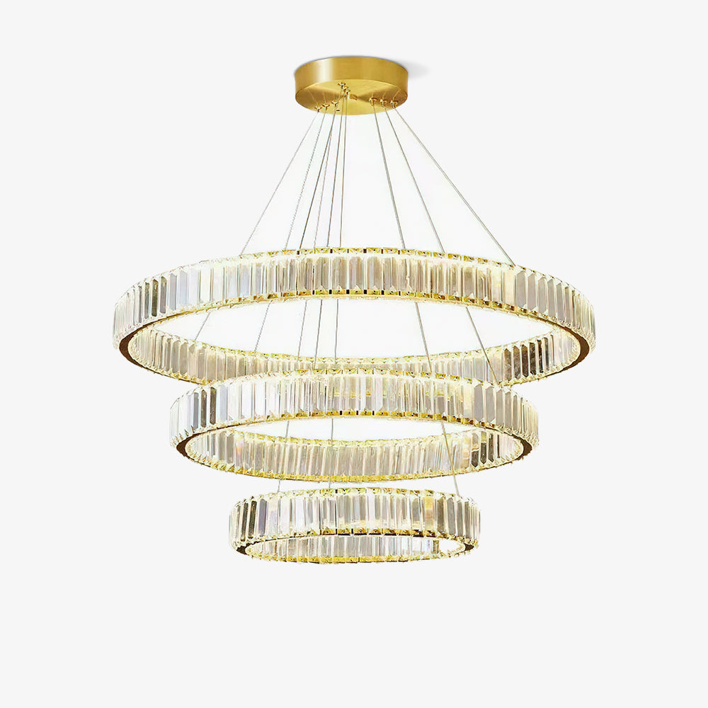 Lustra Kronleuchter-Goldkristallring-Letslighting