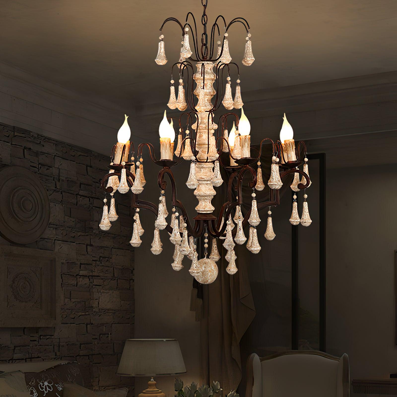 Jonas Luxus-Holz-Kronleuchter-Letslighting