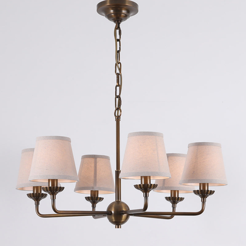 Gloruvyh Vintage Industrial Fabric Chandelier-Letslighting