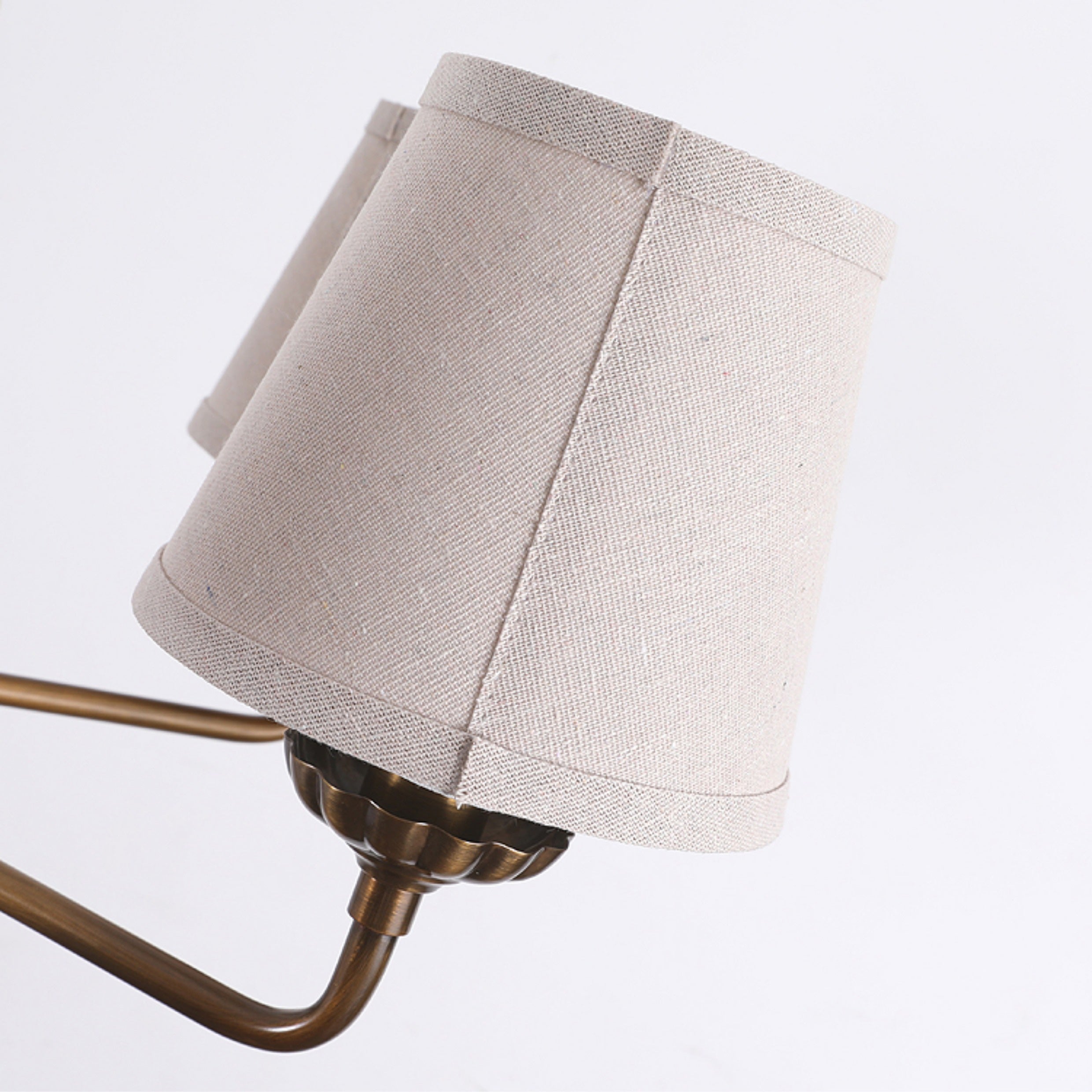 Gloruvyh Vintage Industrial Fabric Chandelier-Letslighting