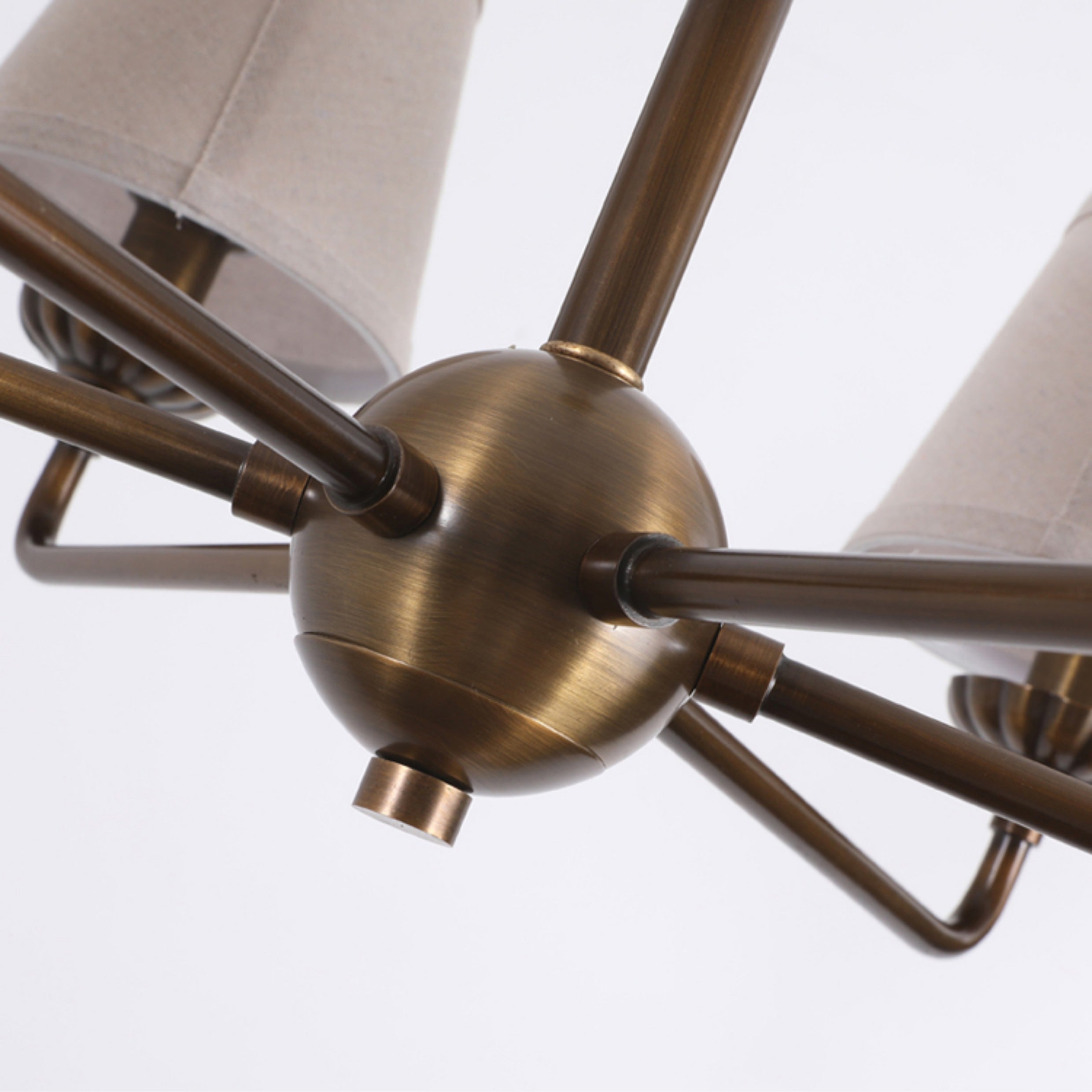 Gloruvyh Vintage Industrial Fabric Chandelier-Letslighting