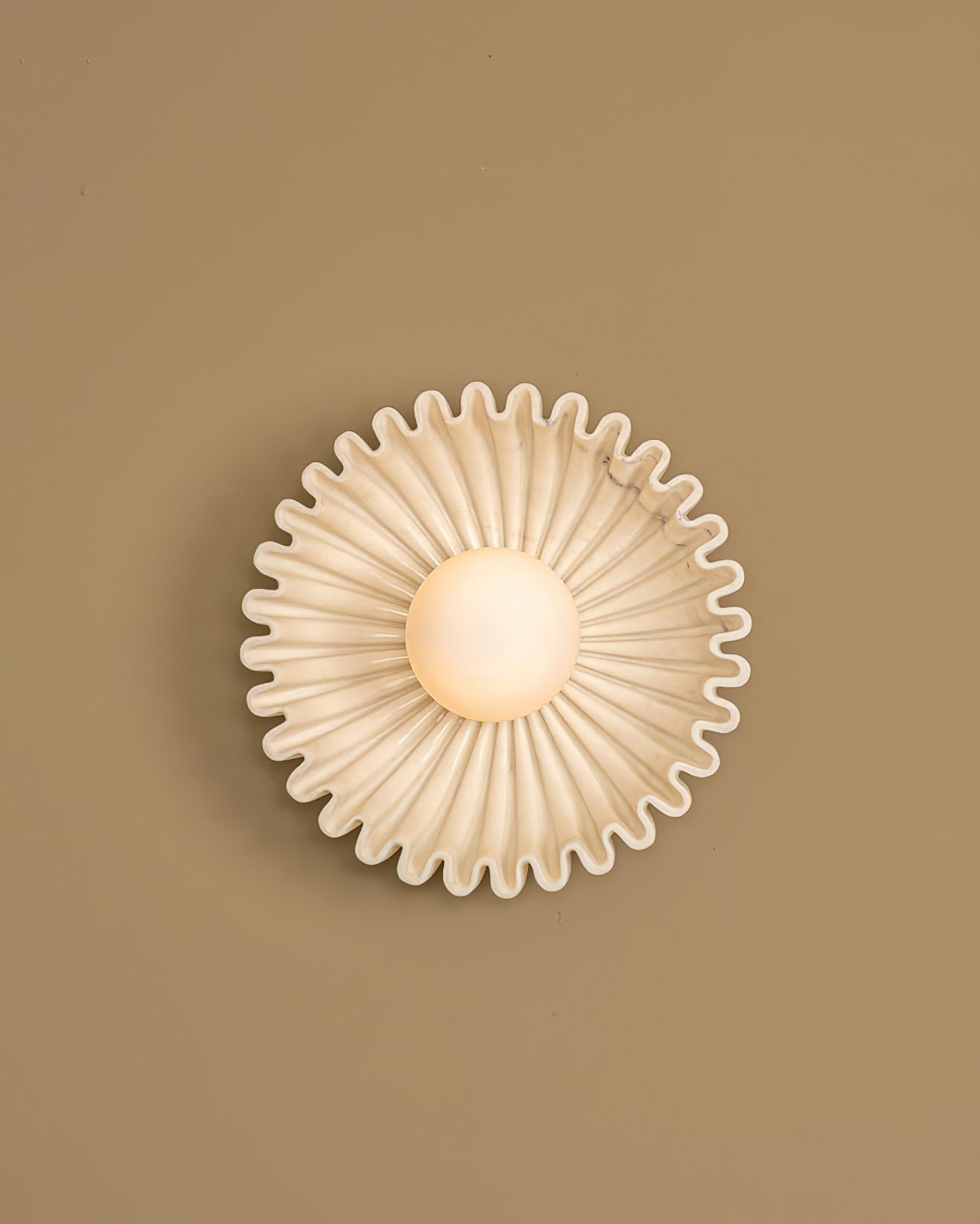 Wandleuchte Keramik Glas Dunkelgrün Weiß Schwarz Beige Skulptural-Letslighting
