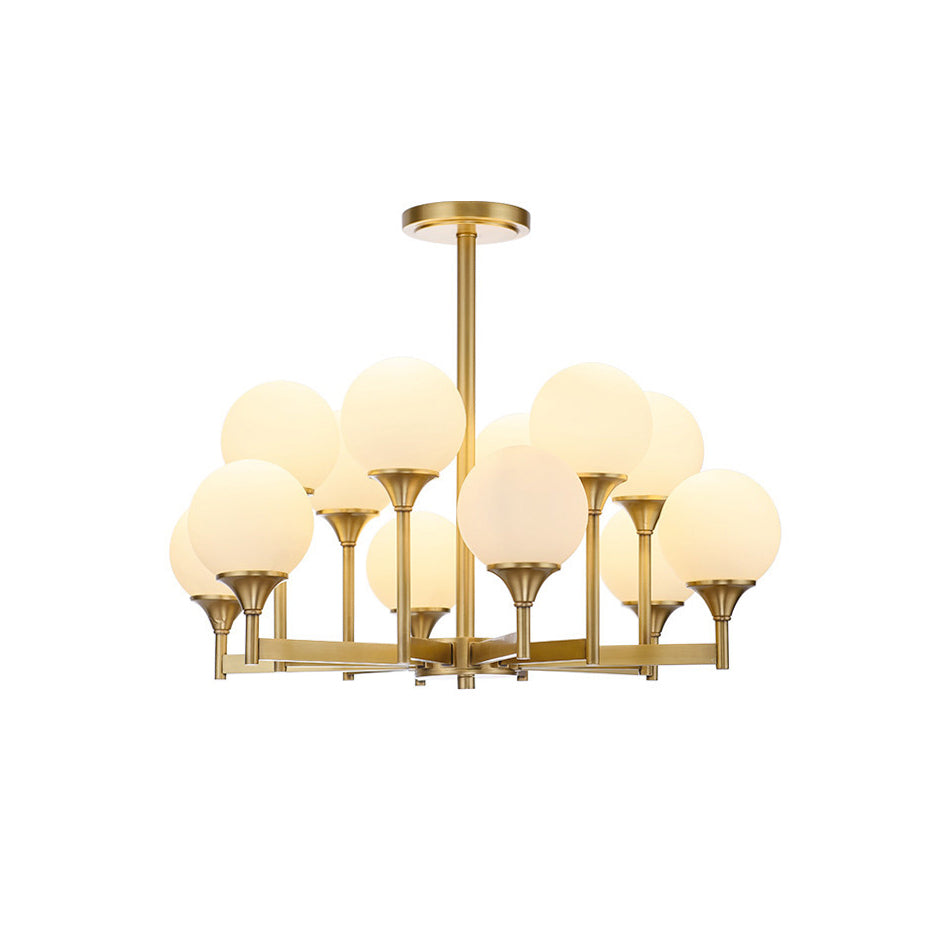 Himinuvyh Glas Vintage Industrial Kronleuchter-Letslighting