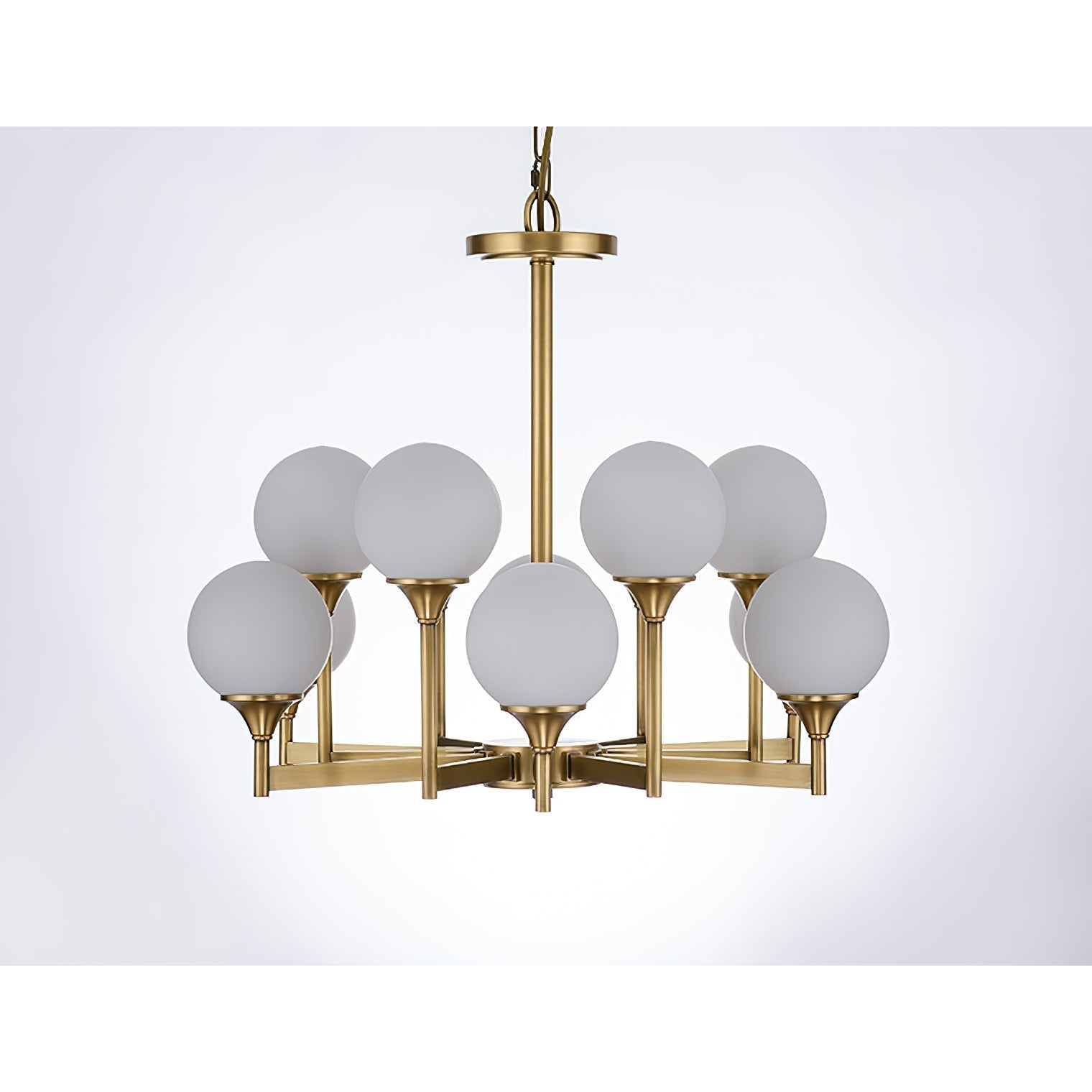 Himinuvyh Glas Vintage Industrial Kronleuchter-Letslighting