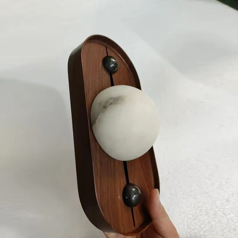 Gloruvyu Individual Creativity Metal Alabaster Wall Lamp - Letslighting