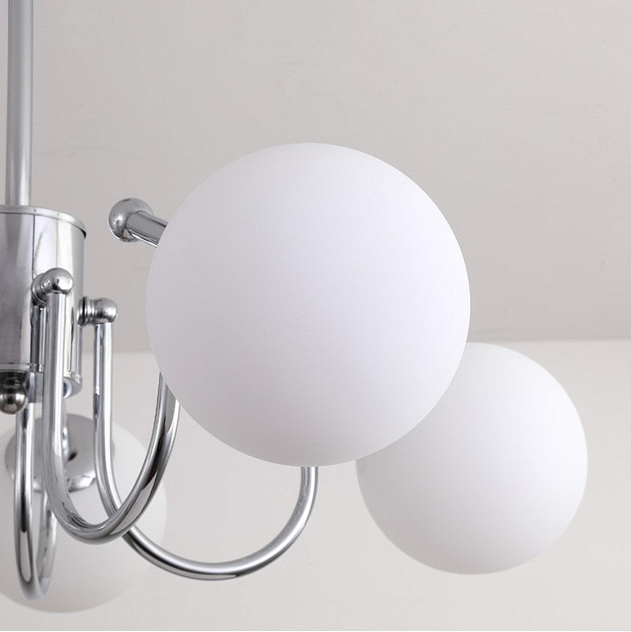 Aurora Kronleuchter Globe Chrom Modern-Letslighting
