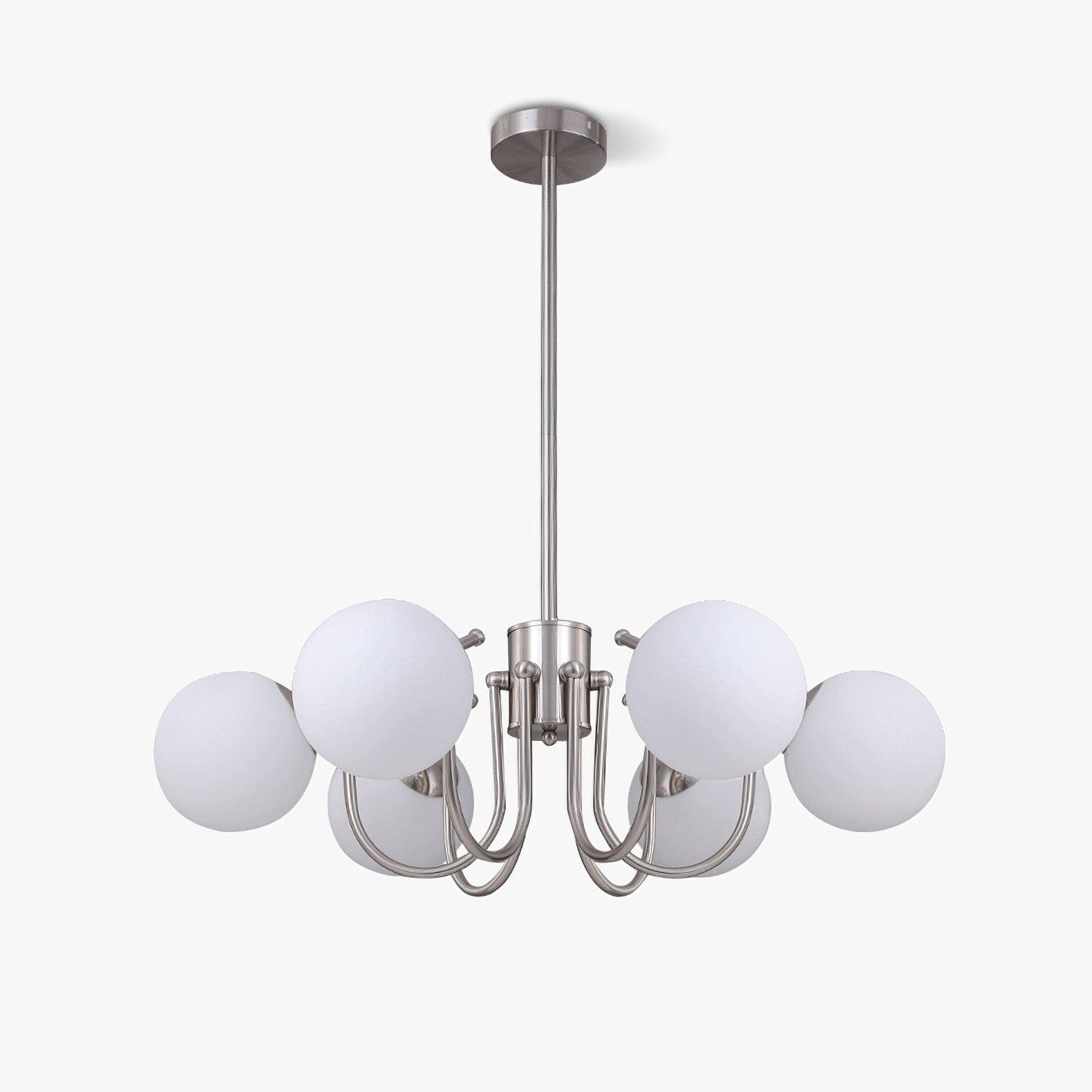 Aurora Kronleuchter Globe Chrom Modern-Letslighting