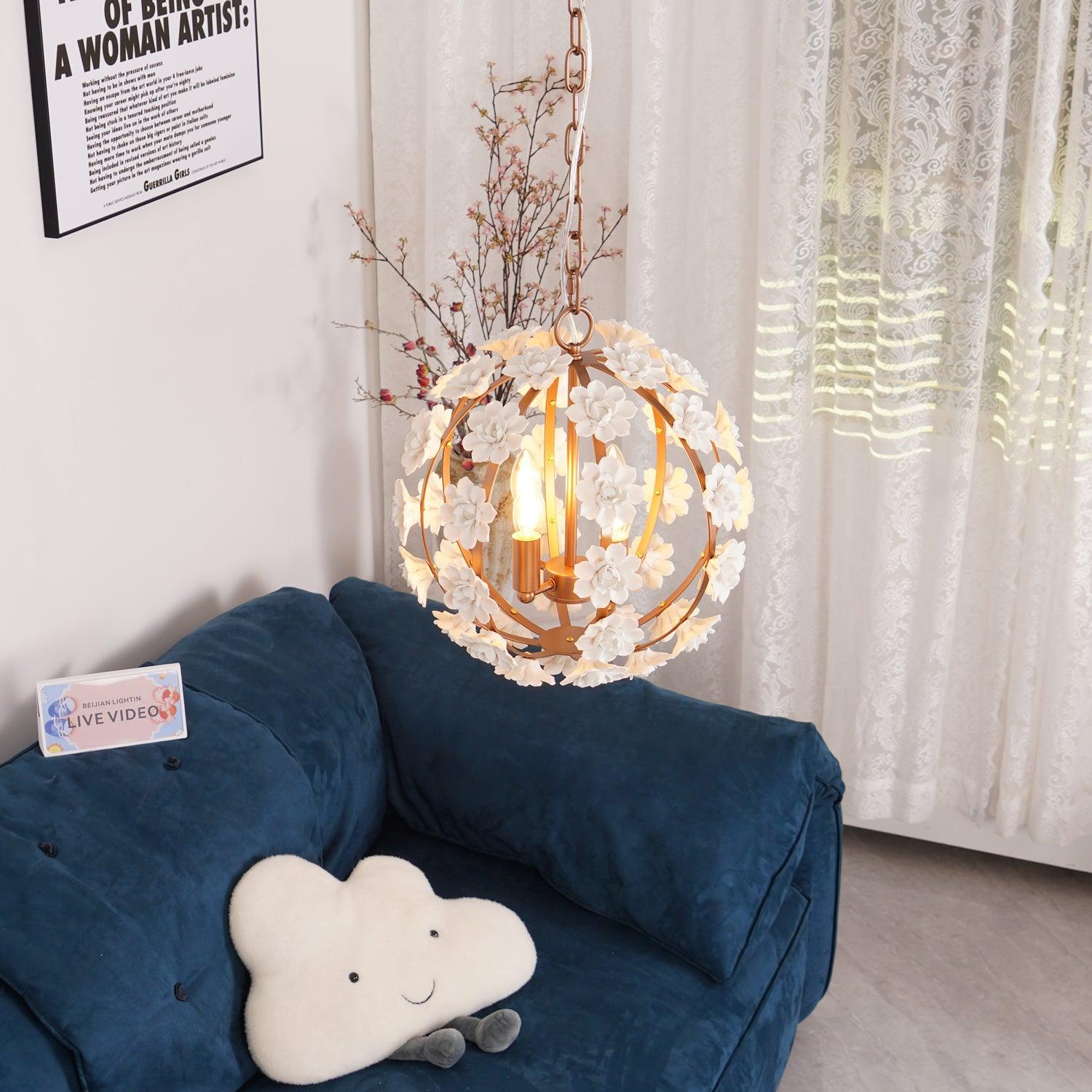 Kevin Eleganter Luxus-Kronleuchter aus Keramik-Letslighting