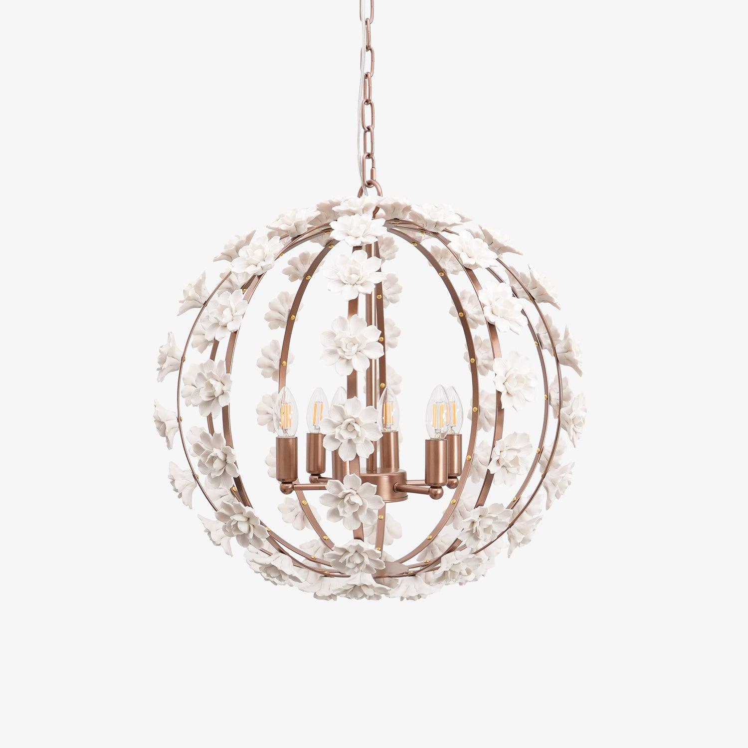Kevin Eleganter Luxus-Kronleuchter aus Keramik-Letslighting