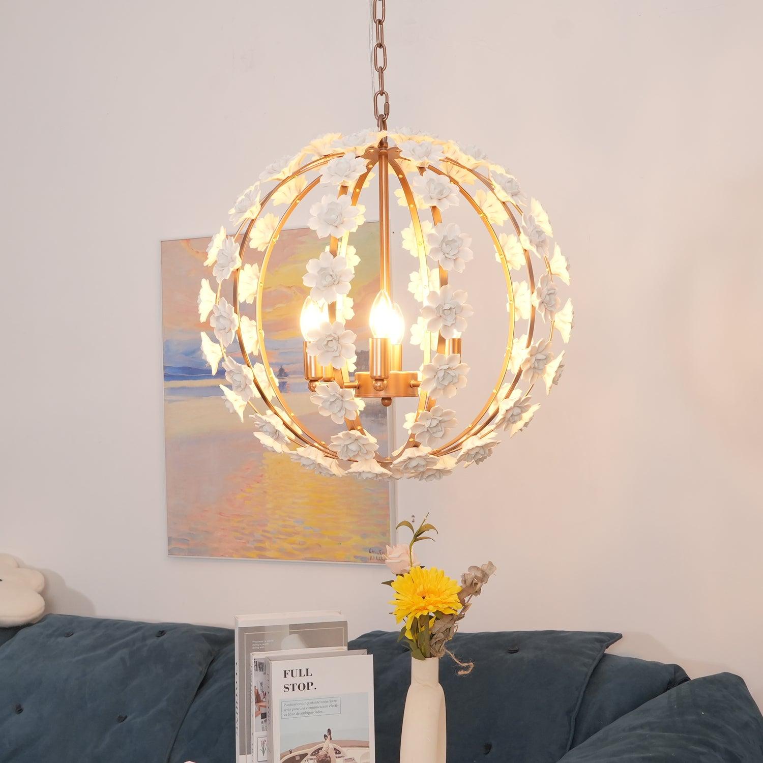 Kevin Eleganter Luxus-Kronleuchter aus Keramik-Letslighting