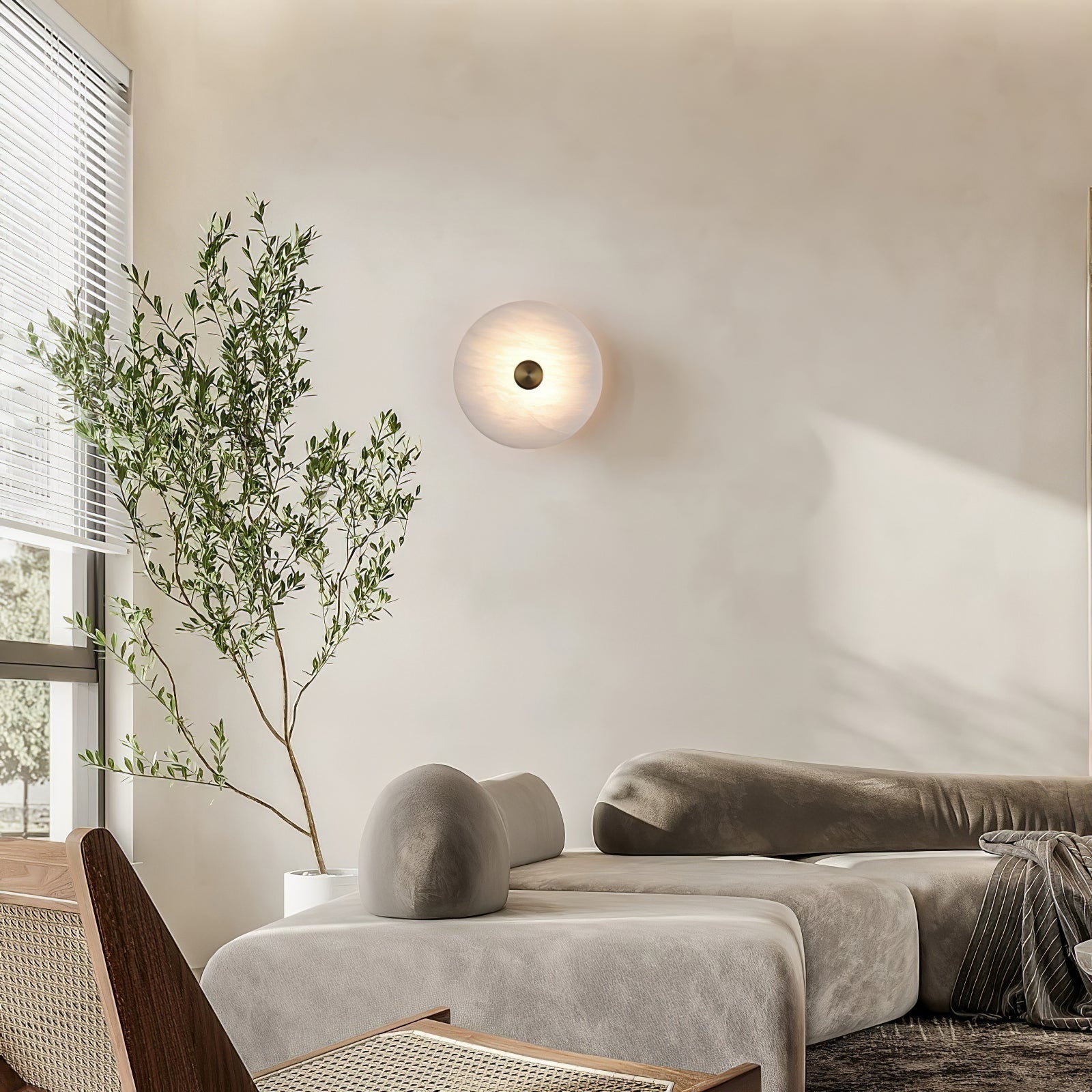 Ildvuvyu Modern Minimalist Alabaster Wall Lamp - Letslighting